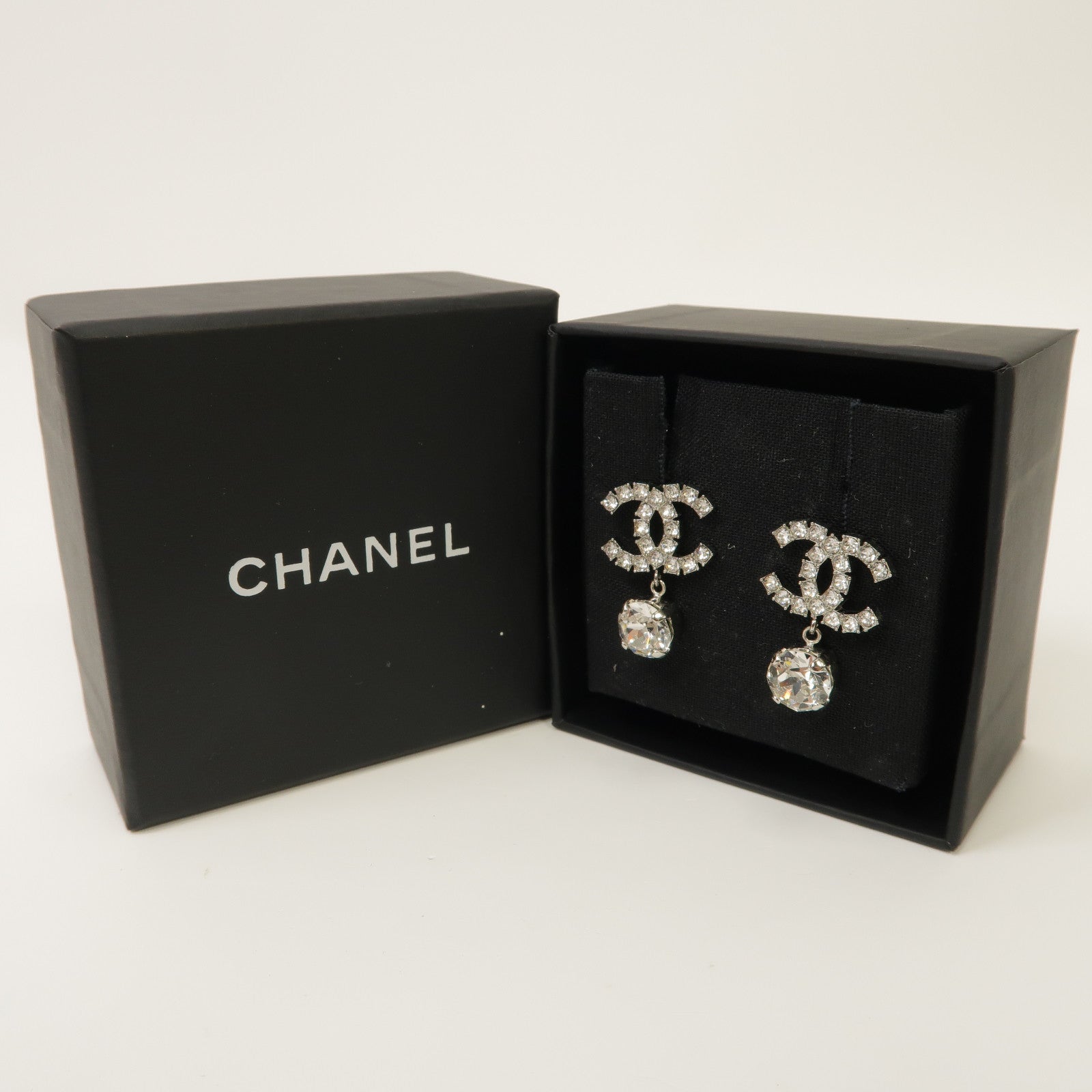 CHANEL 金屬Earrings耳環銀色