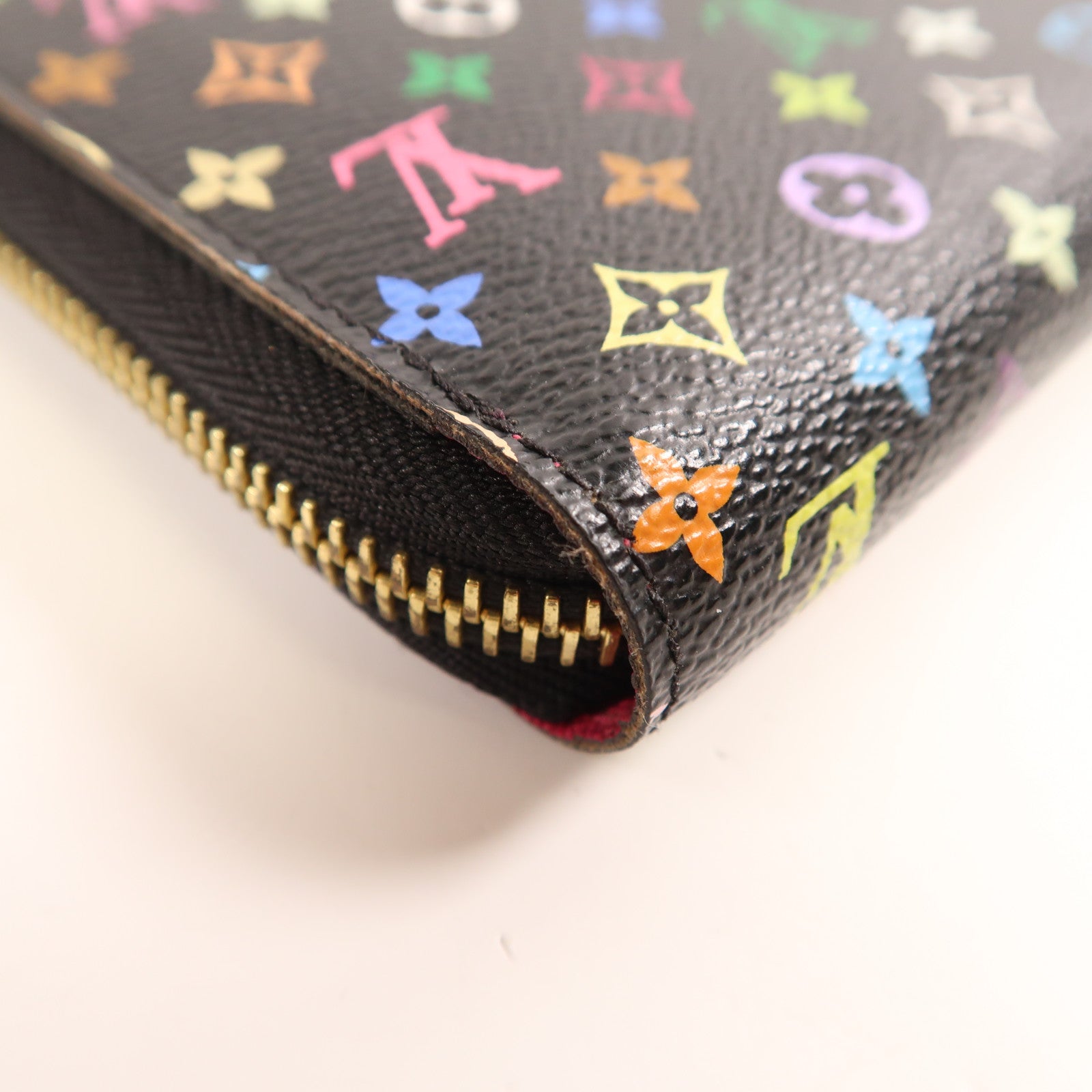 LOUIS VUITTON Monogram Multicolore Zipper Long Wallet金扣長錢包