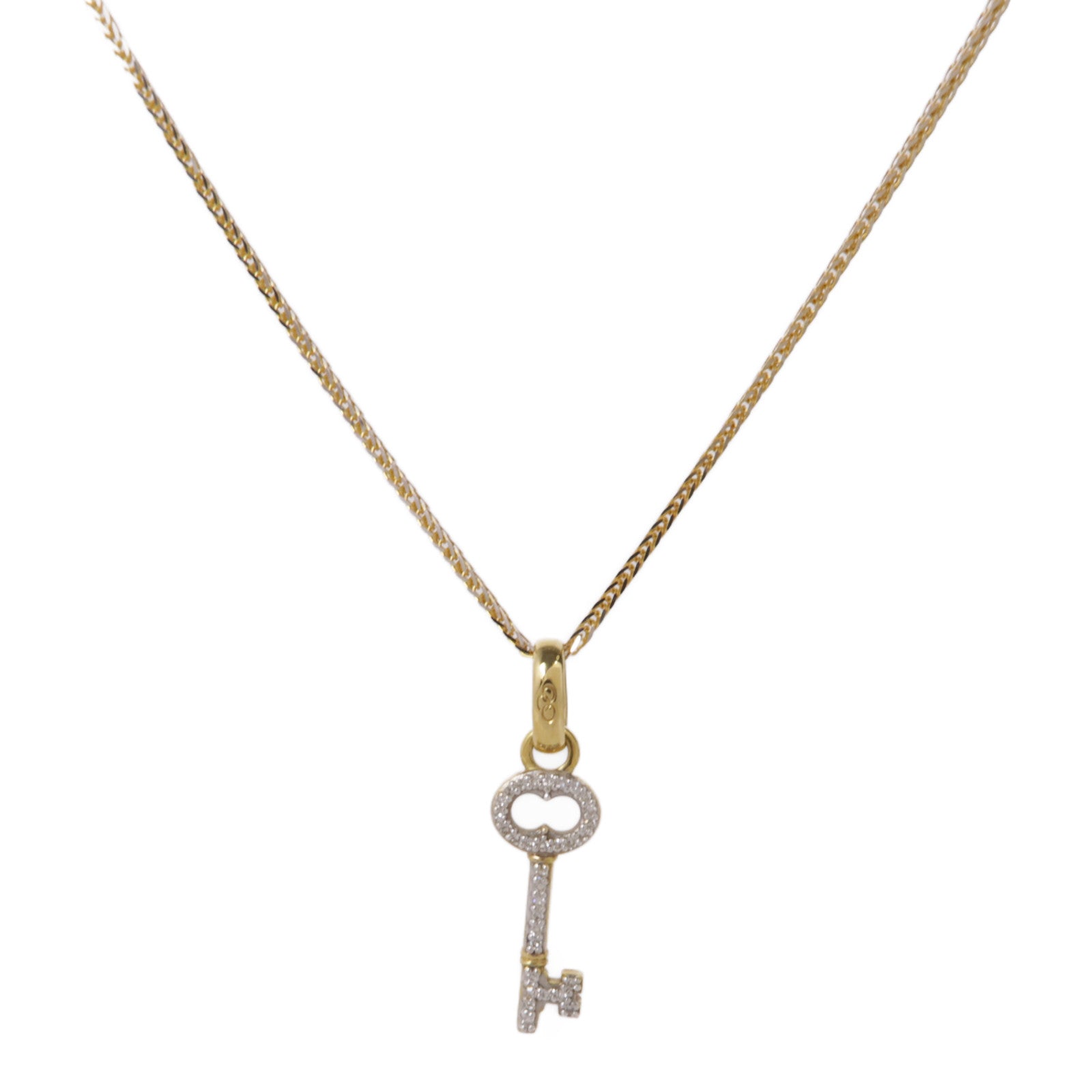 JEWELRY 【激減優惠】18K玫瑰金/黃金Diamond Necklace鑽石項鍊