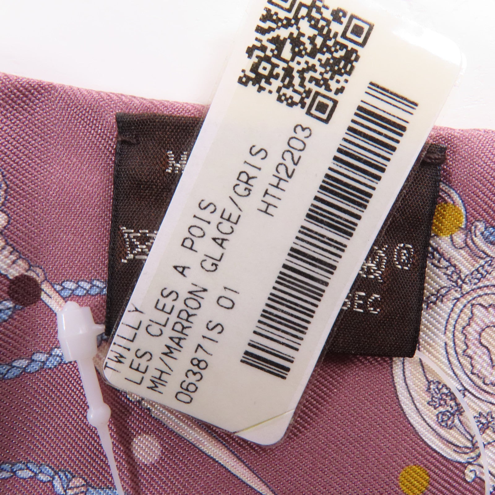 HERMES 絲質Twilly絲巾