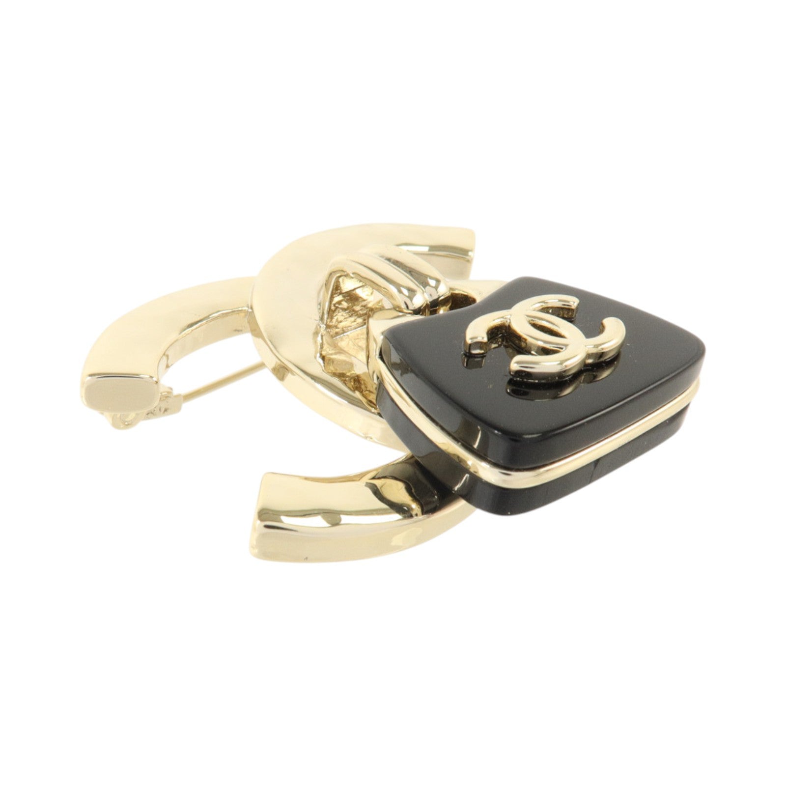 CHANEL 金屬/PVC Brooch胸針