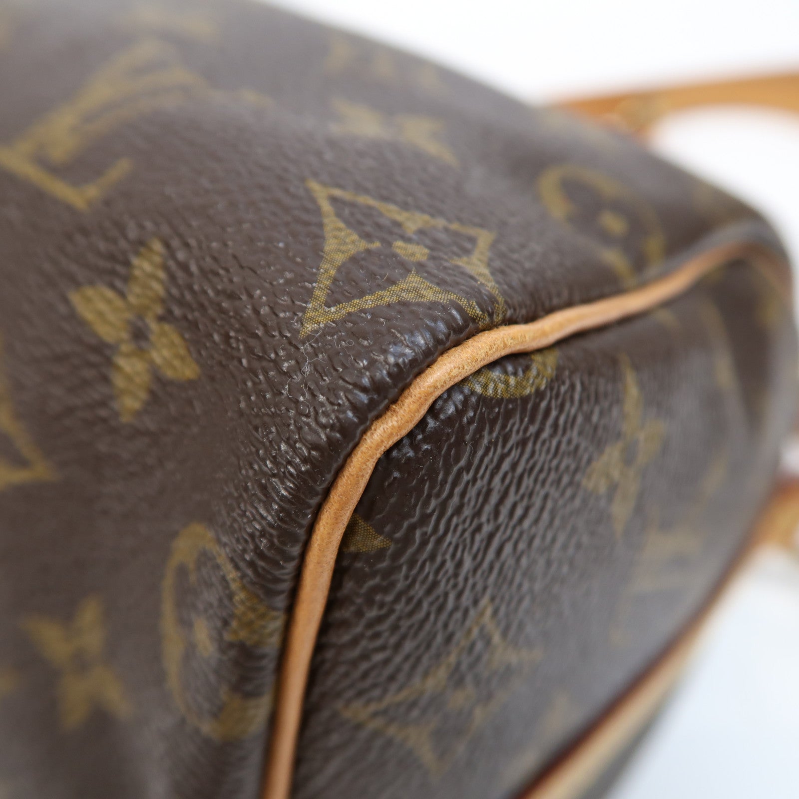 LOUIS VUITTON Monogram Speedy 25金扣手挽肩背兩用袋啡色