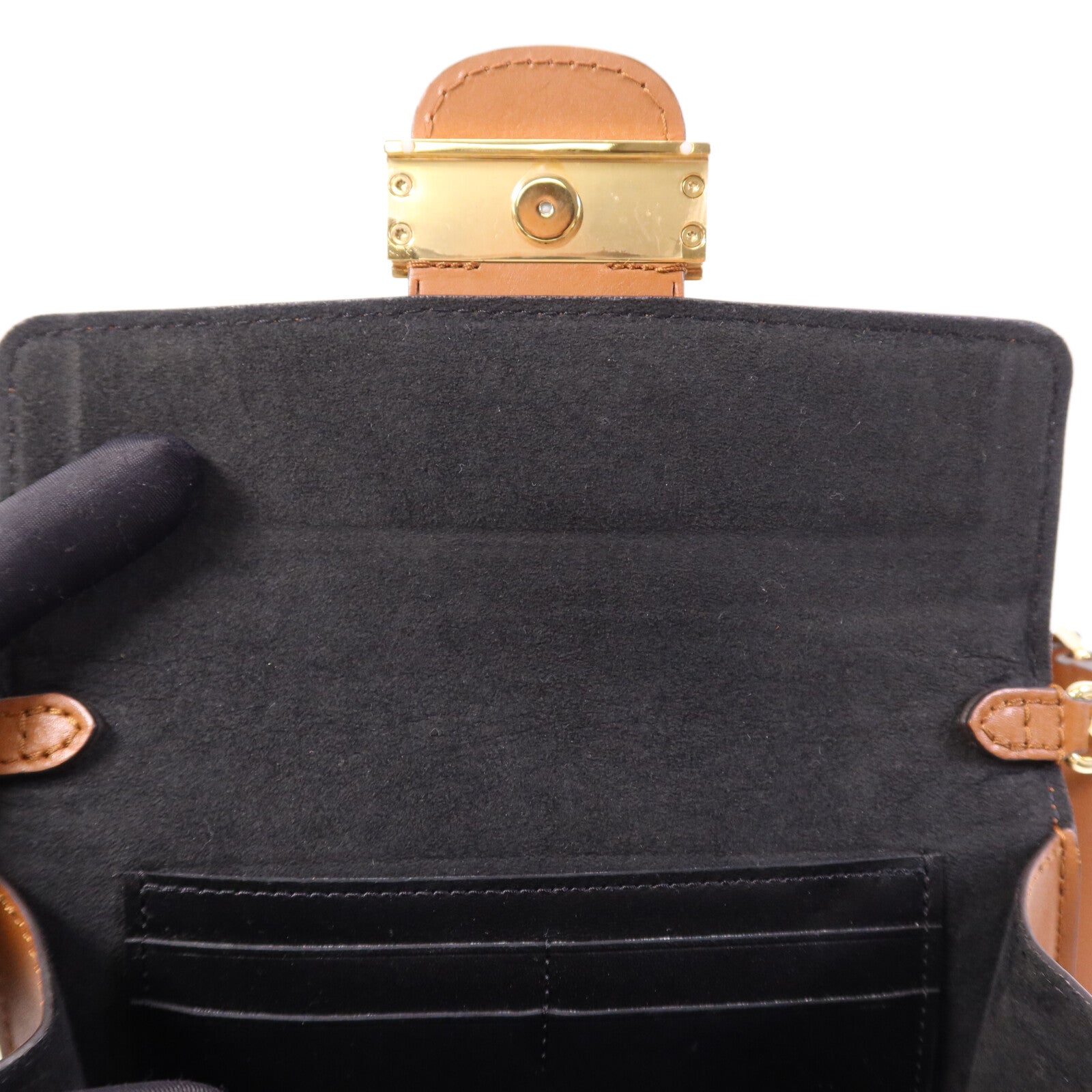 LOUIS VUITTON 【激減優惠】Taurillon Dauphine Bum Bag金扣腰包