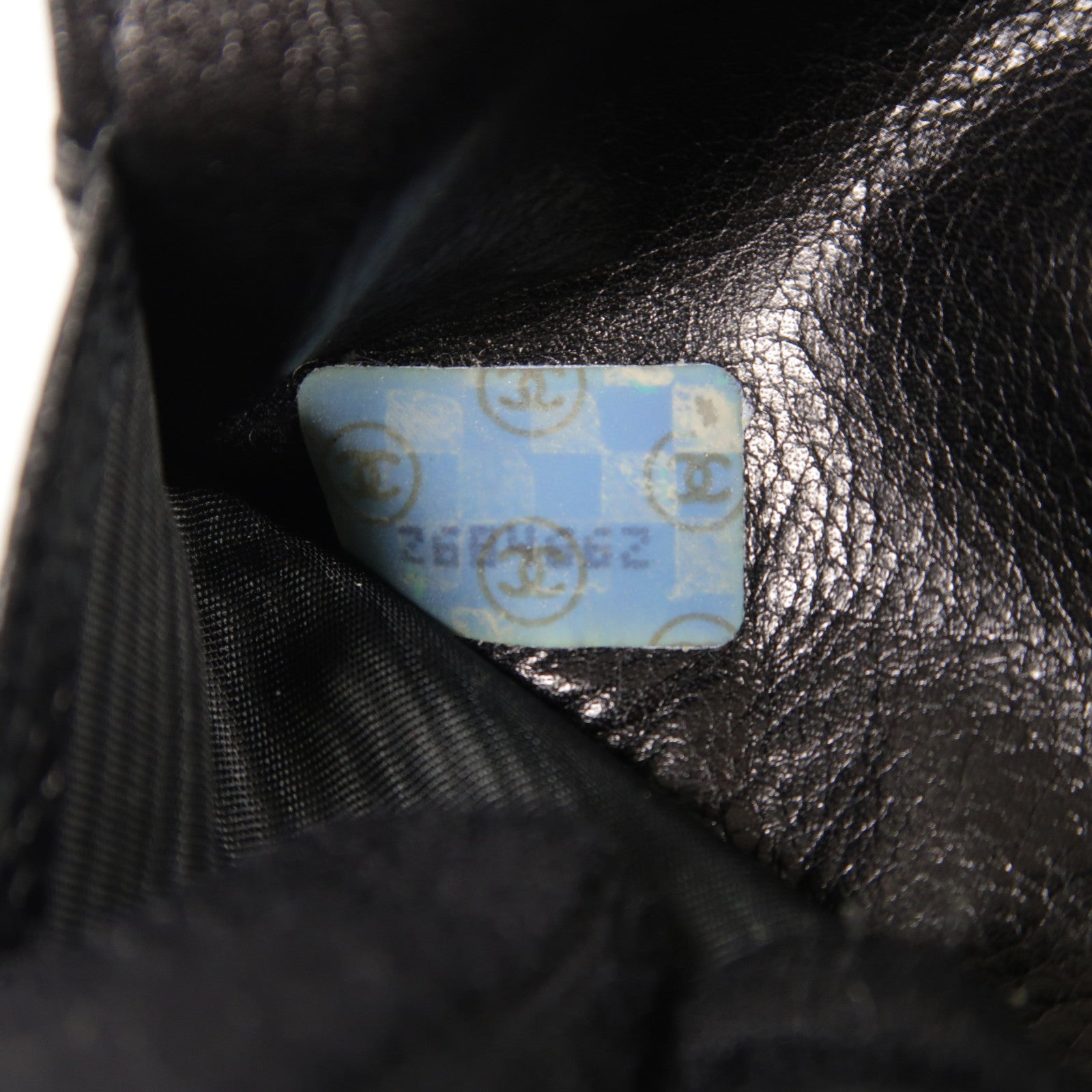 CHANEL 牛皮皮革Wallet金扣長錢包