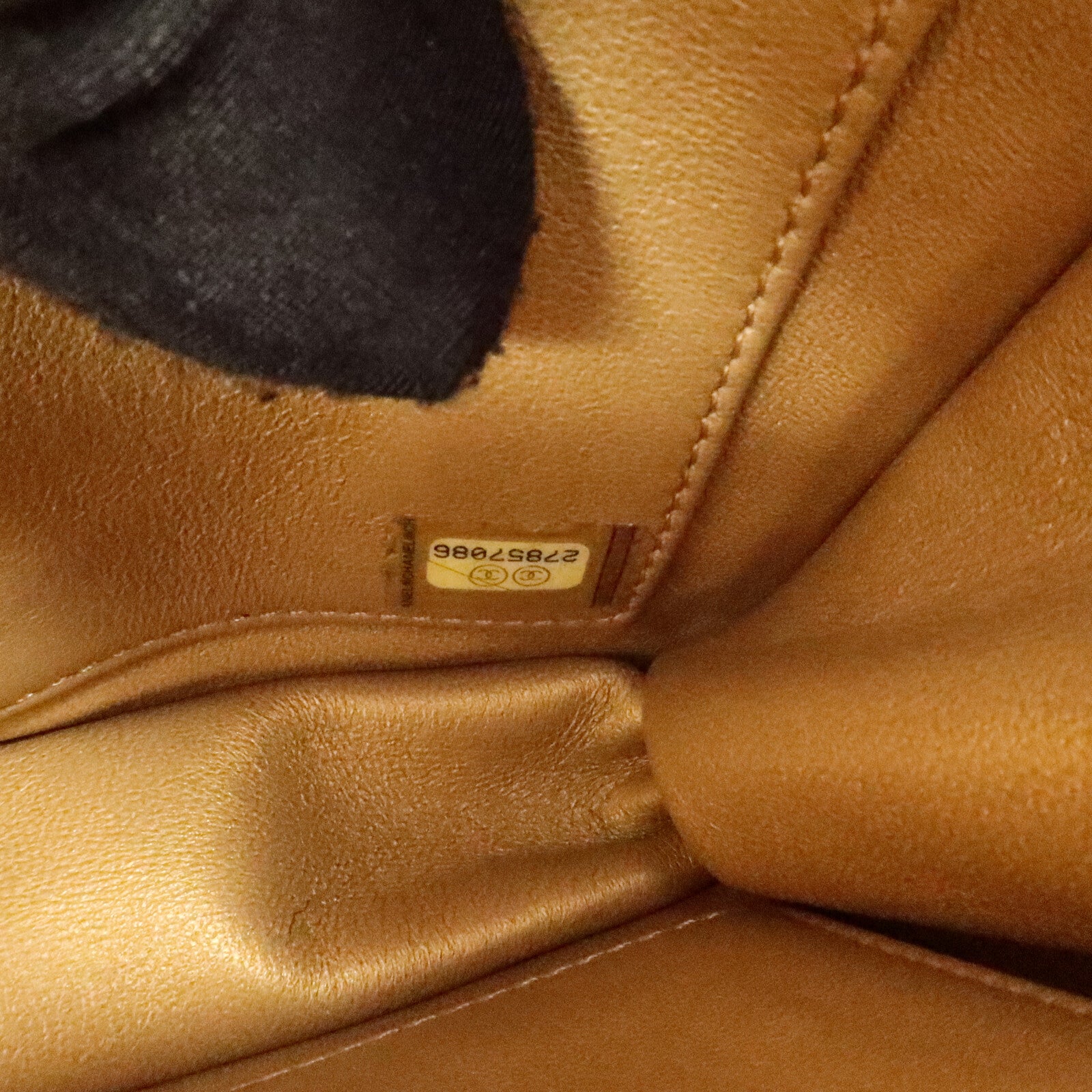 CHANEL 牛皮皮革Pearl Flap Bag鏈帶肩背袋
