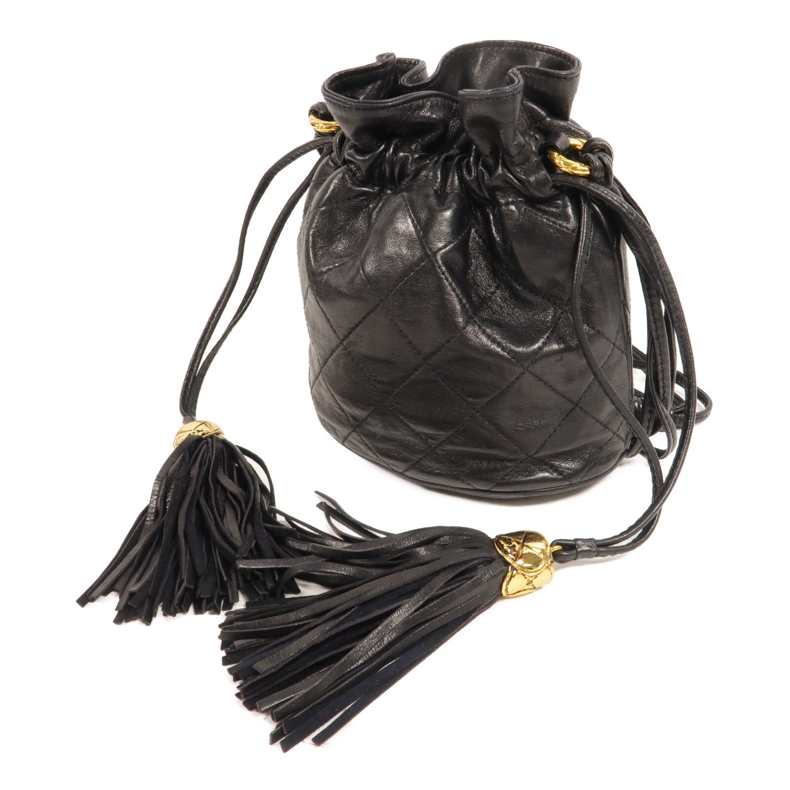 CHANEL 羊皮皮革Vintage Bucket肩背袋