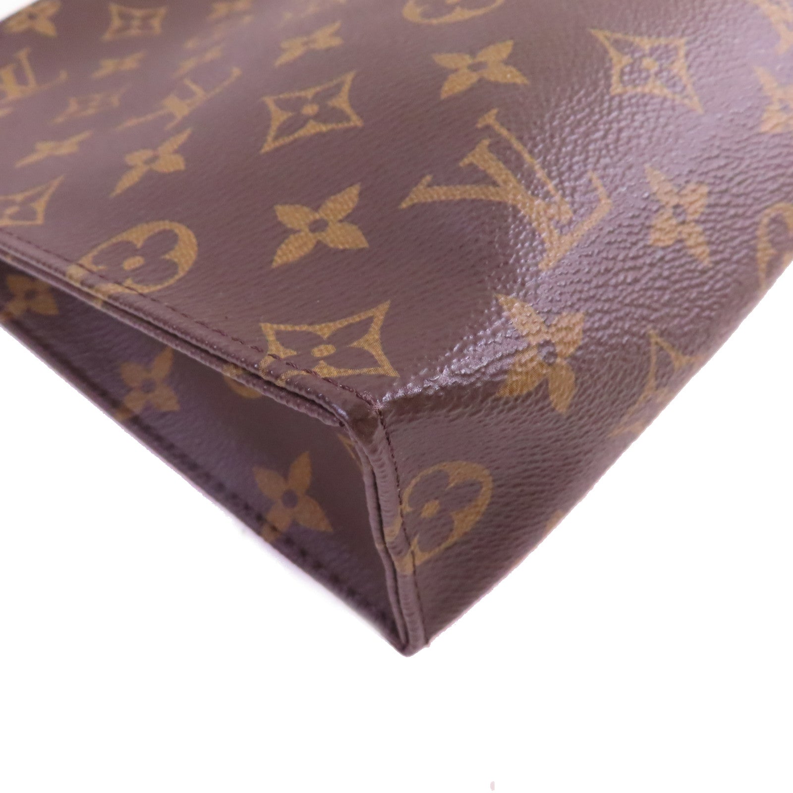 LOUIS VUITTON 【激減優惠】Monogram Toiletry Pouch 26金扣手拿包啡色
