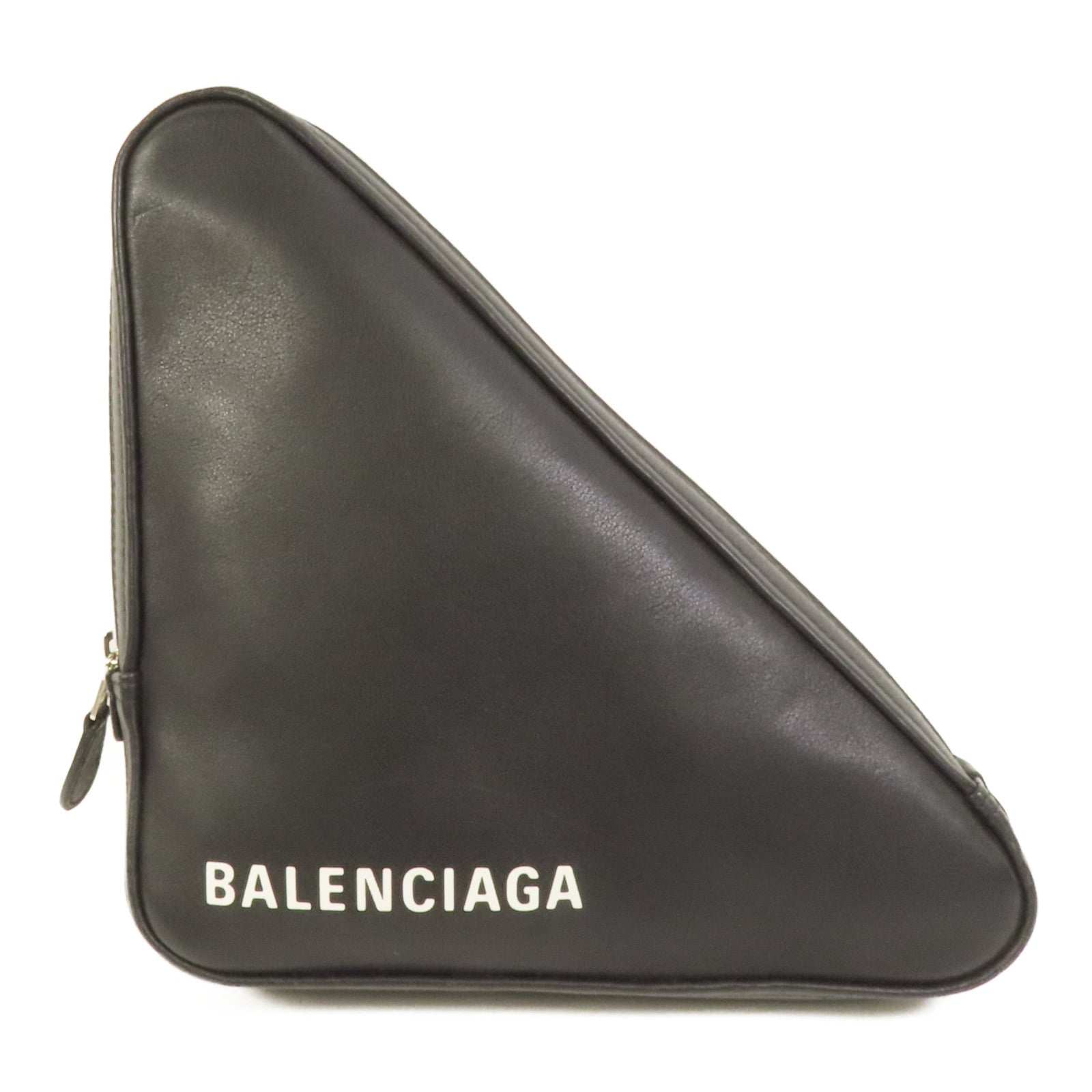 BALENCIAGA 【激減優惠】牛皮皮革Triangle Clutch手拿包