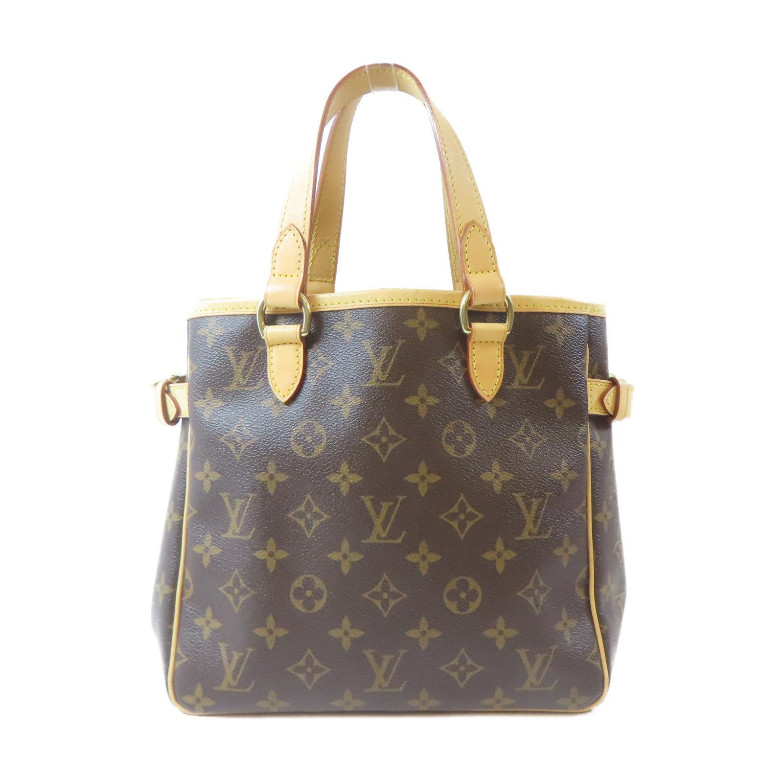 LOUIS VUITTON Monogram Batignolles金扣手挽袋啡色