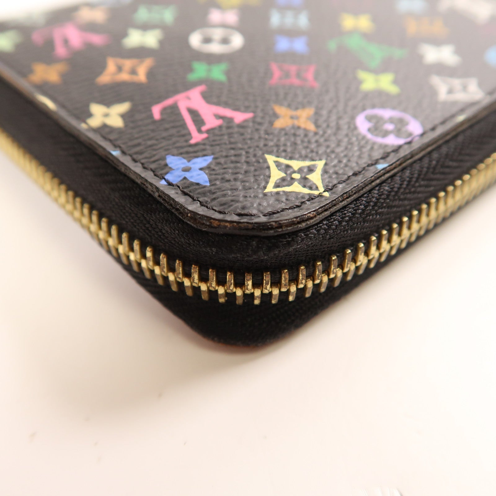LOUIS VUITTON Monogram Multicolore Zipper Long Wallet金扣長錢包