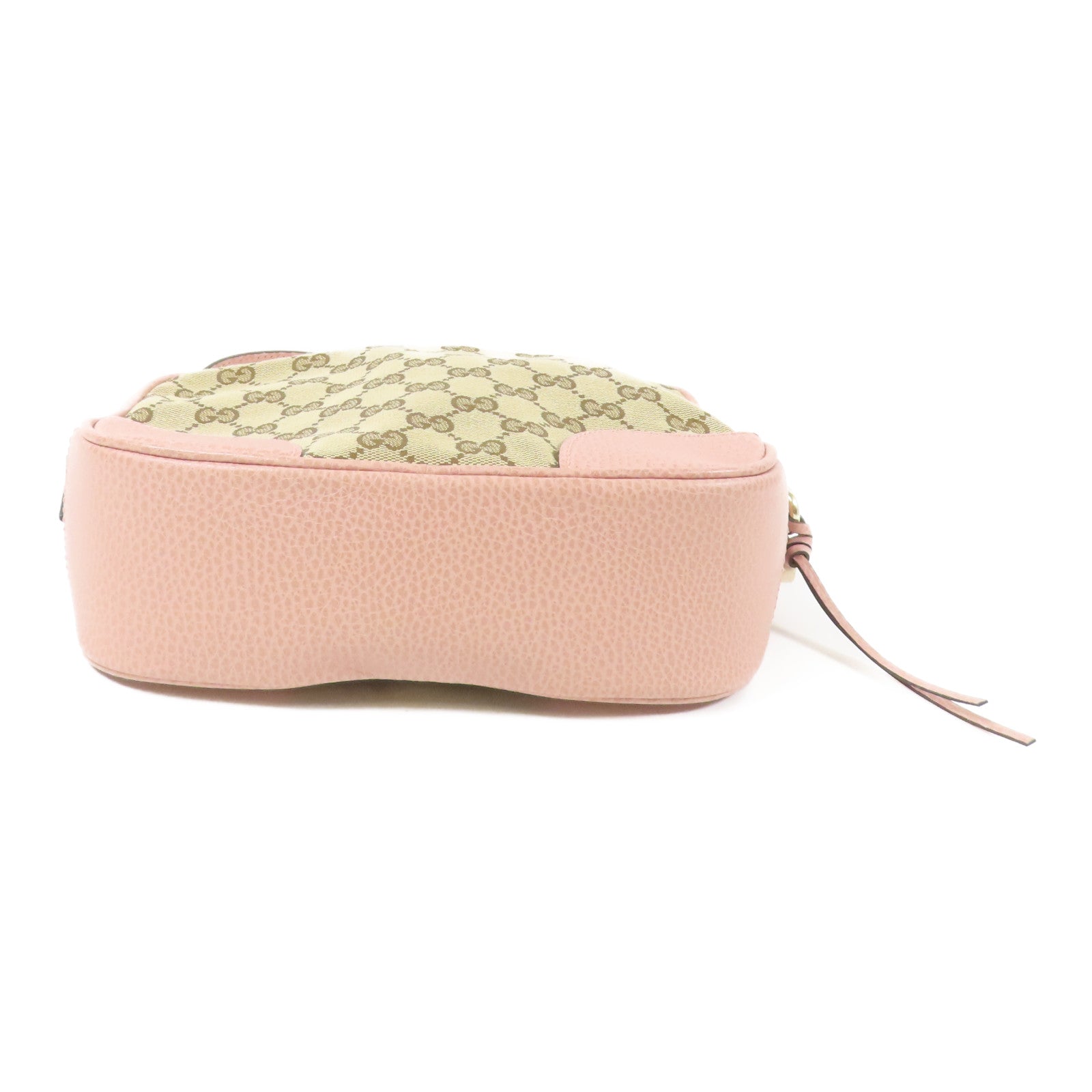 GUCCI GG Canvas Shoulder Bag金扣肩背袋