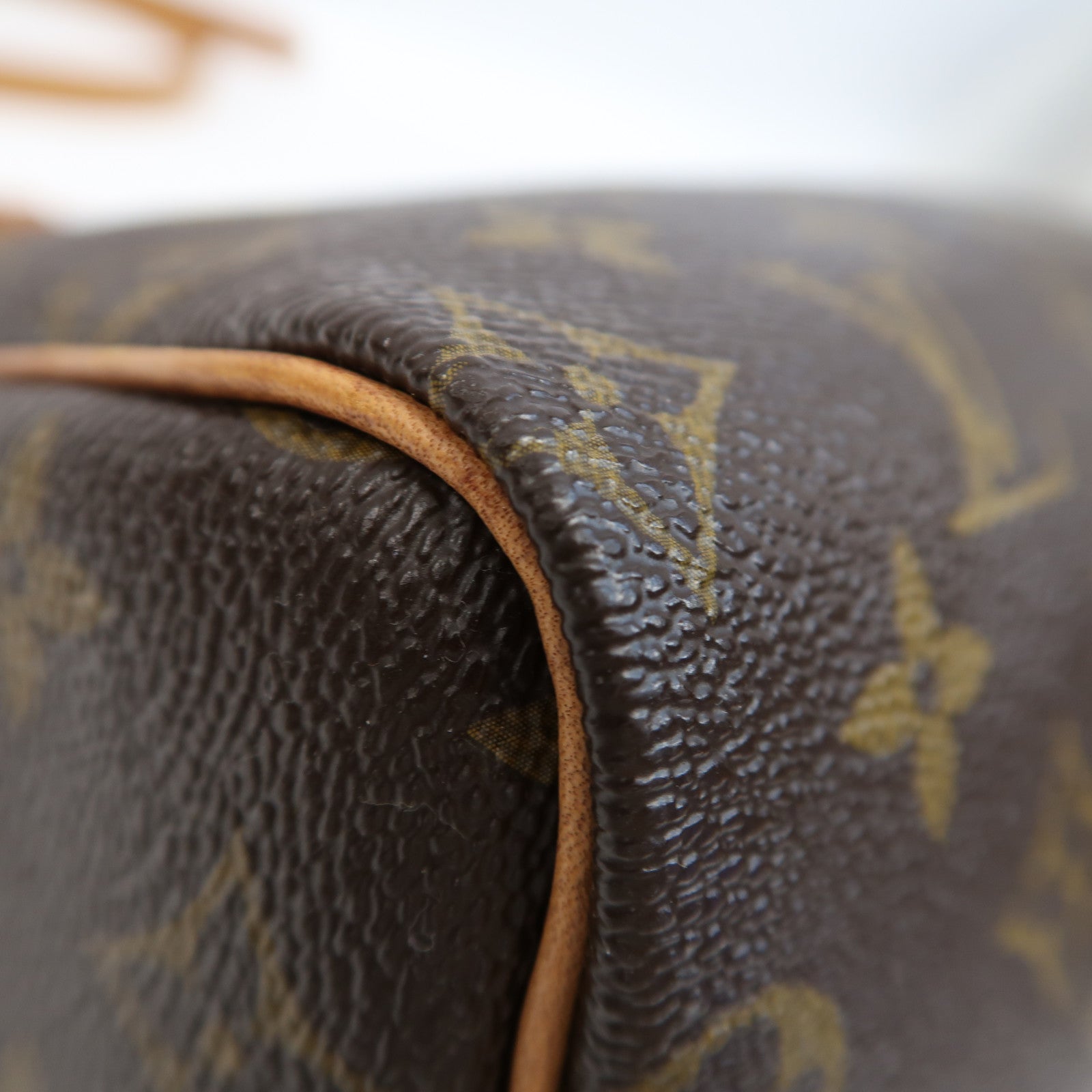LOUIS VUITTON Monogram Speedy 25金扣手挽肩背兩用袋啡色