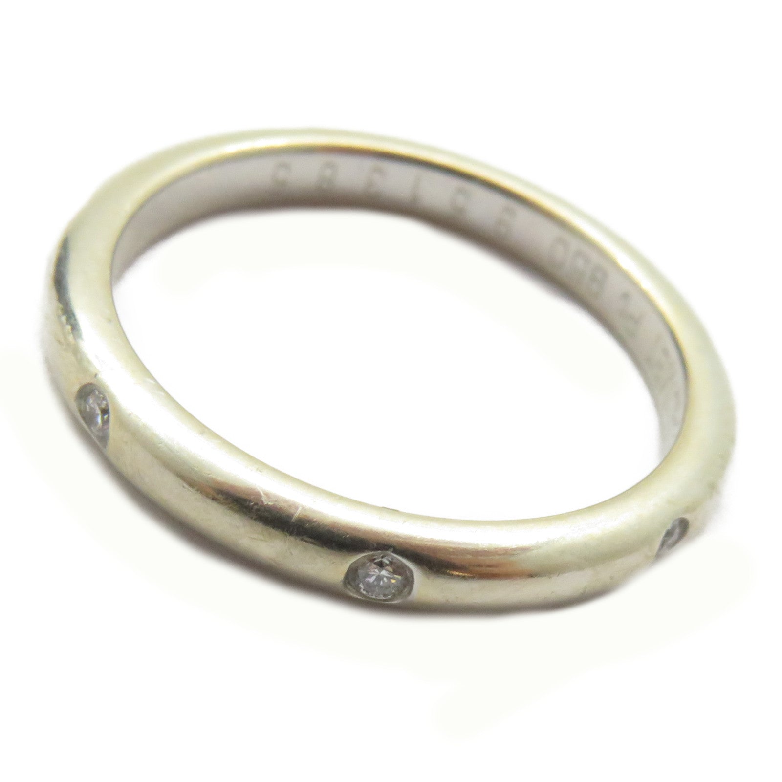Chaumet PT950鉑金Diamond Ring鑽石戒指Chaumet#55/US#7