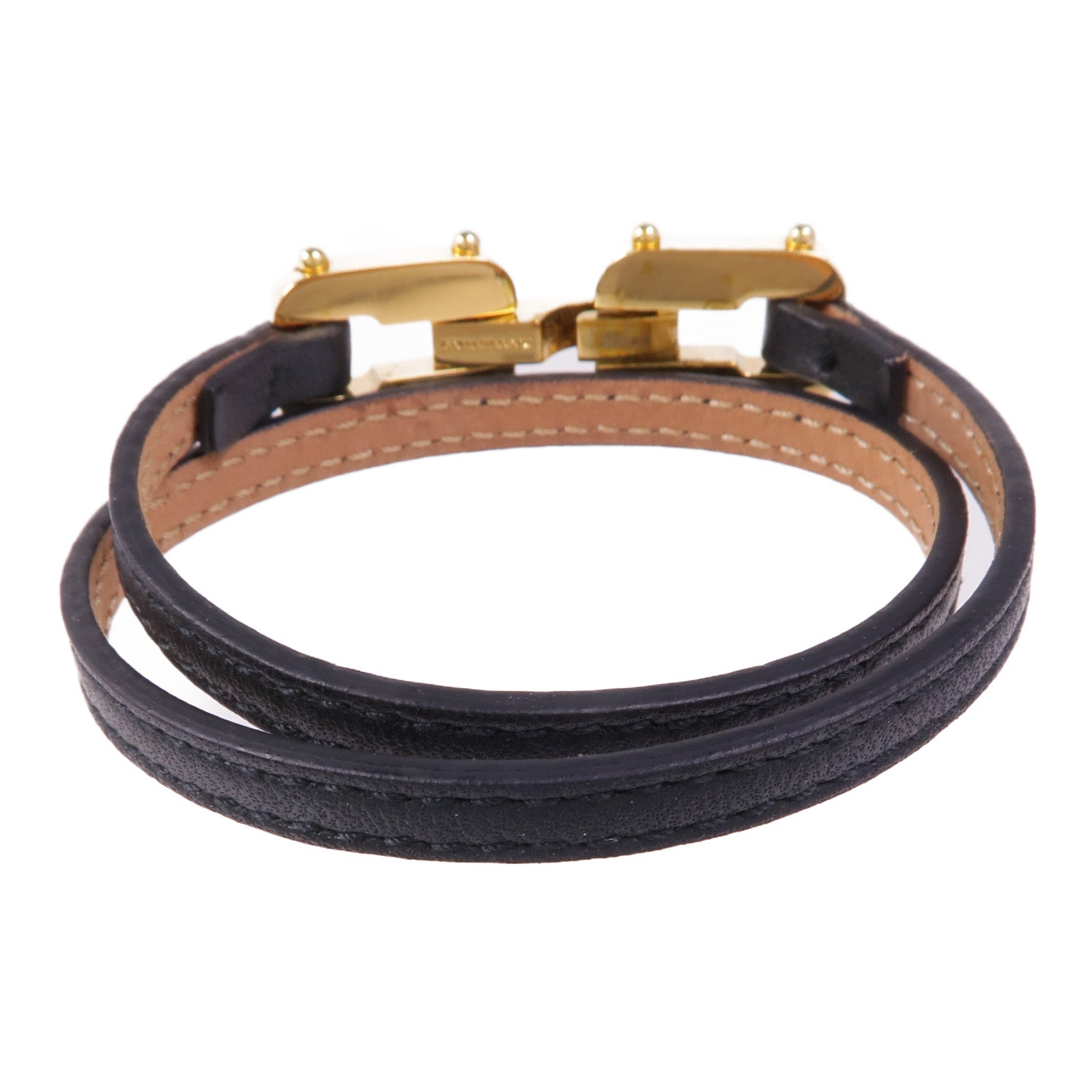 FENDI 牛皮皮革Bracelet金扣手帶