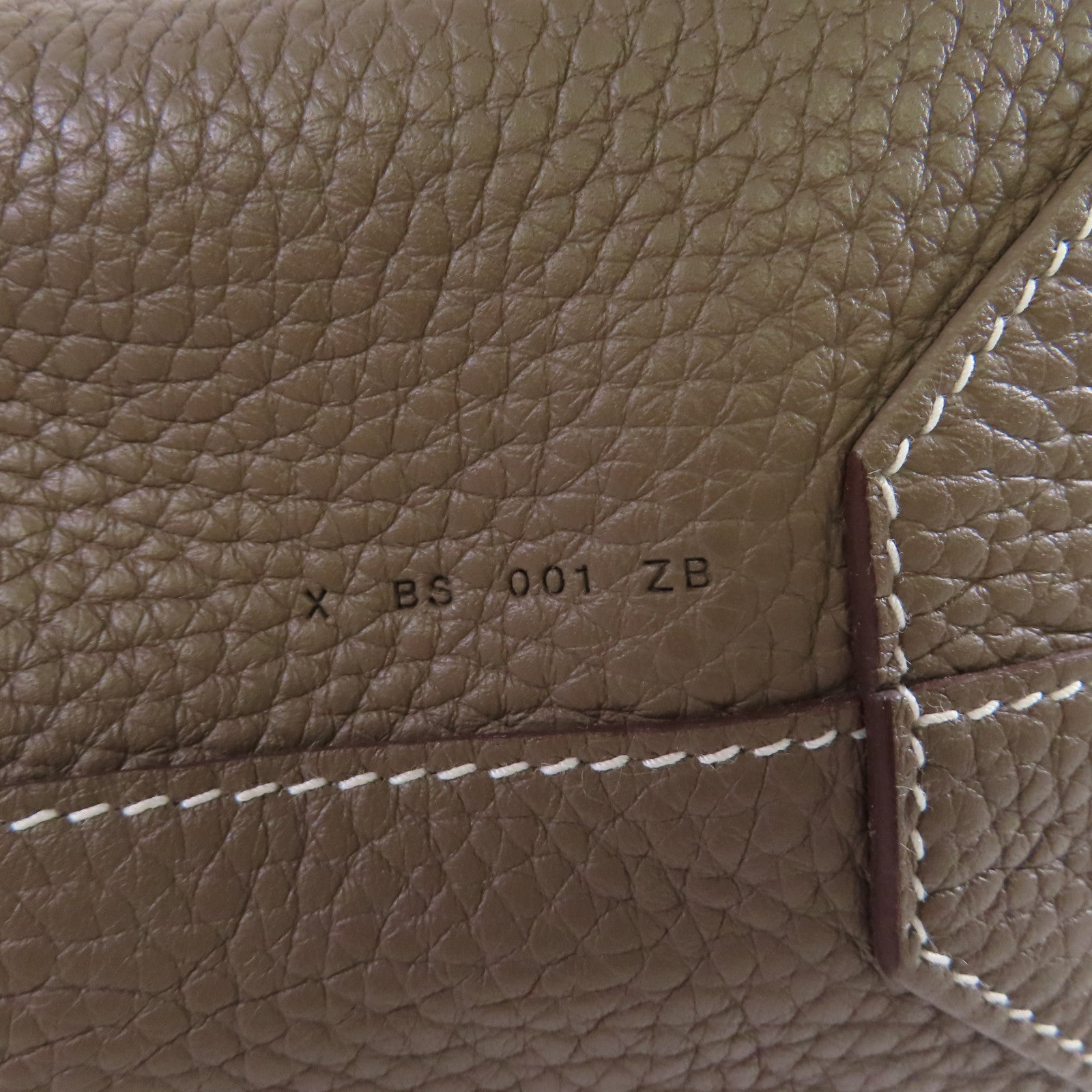 HERMES 【激減優惠】Togo皮革Double Sens Shoulder Bag肩背袋藍色/啡色