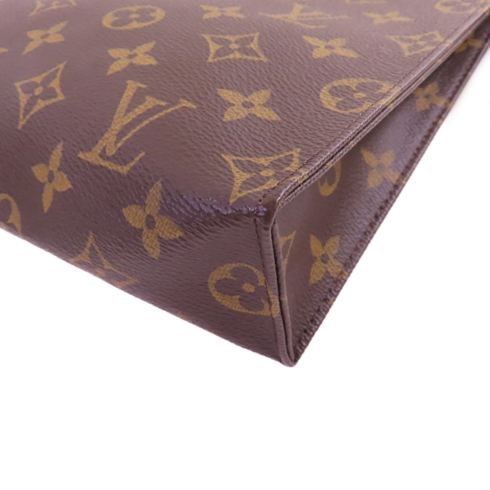 LOUIS VUITTON 【激減優惠】Monogram Toiletry Pouch 26金扣手拿包啡色