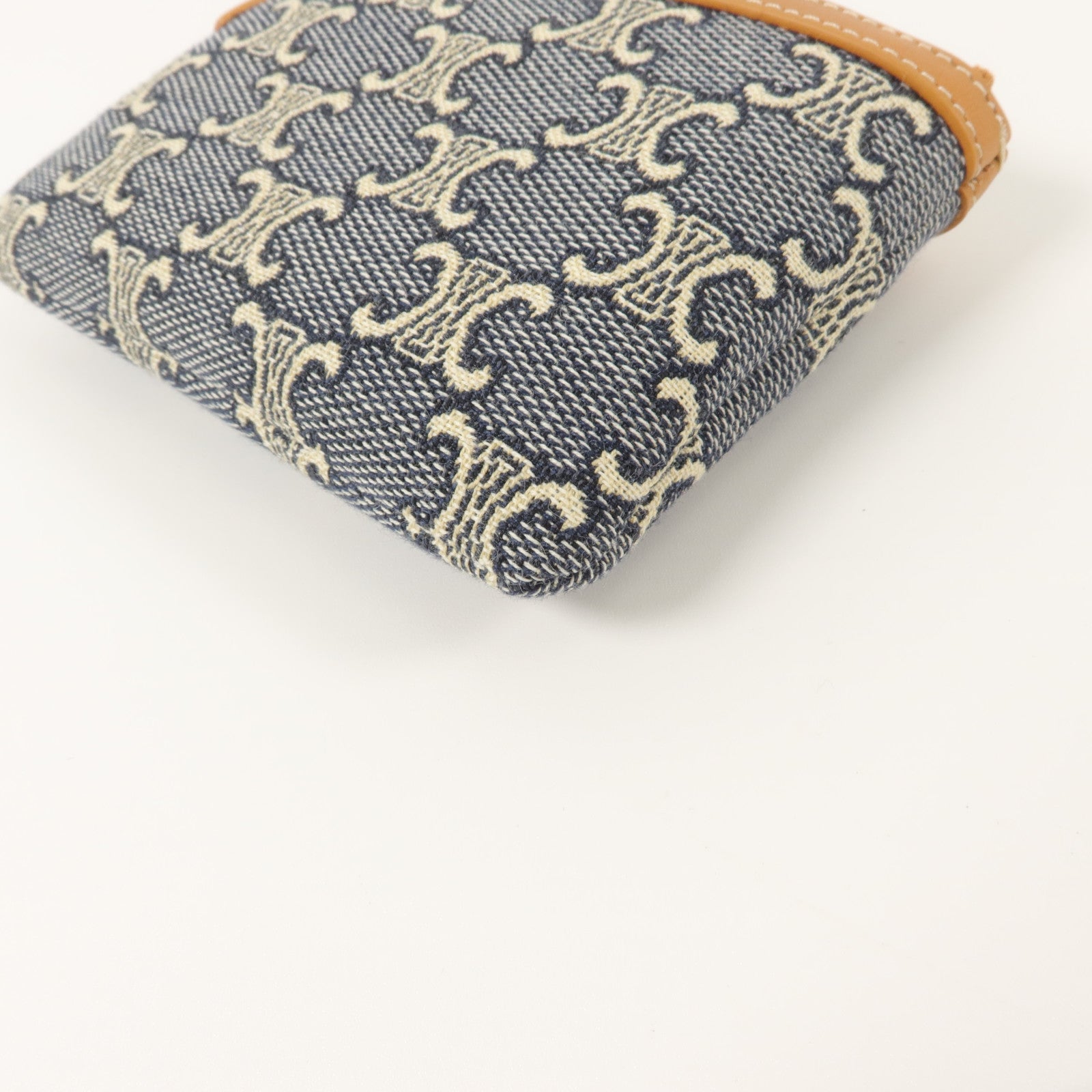CELINE 帆布Jacqaurd Triomphe All Over Coin Purse零錢包