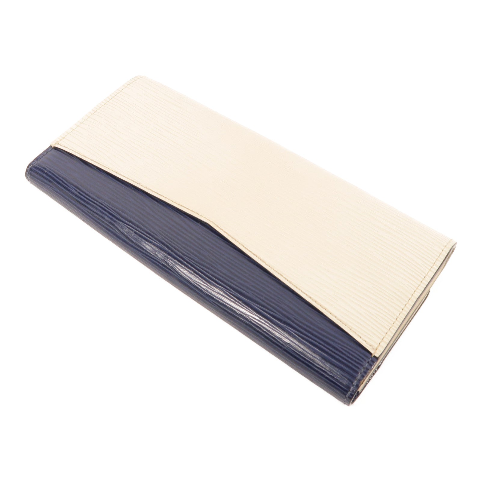 LOUIS VUITTON Epi Long Wallet銀扣長錢包