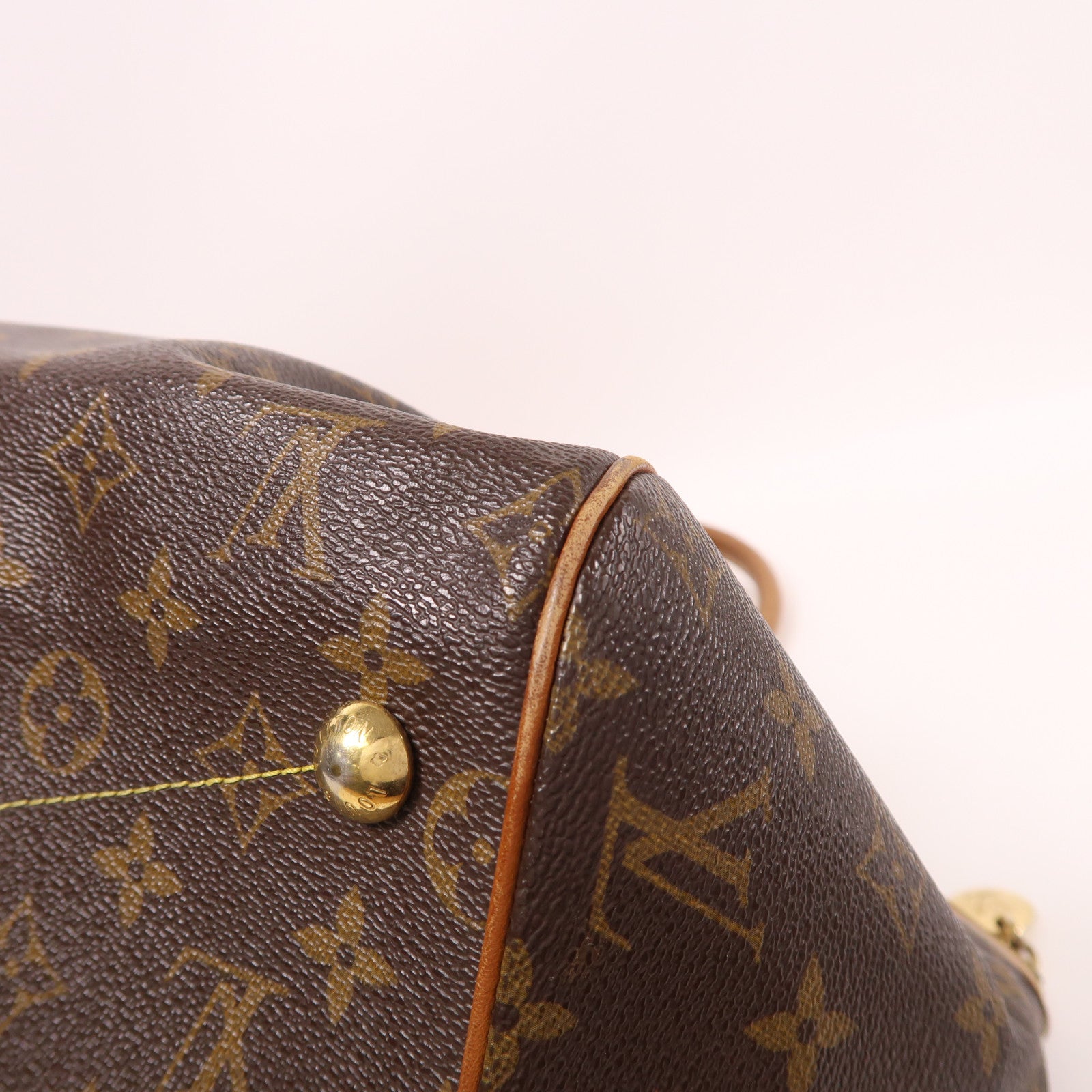 LOUIS VUITTON 【激減優惠】Monogram Tivoli GM金扣肩背袋