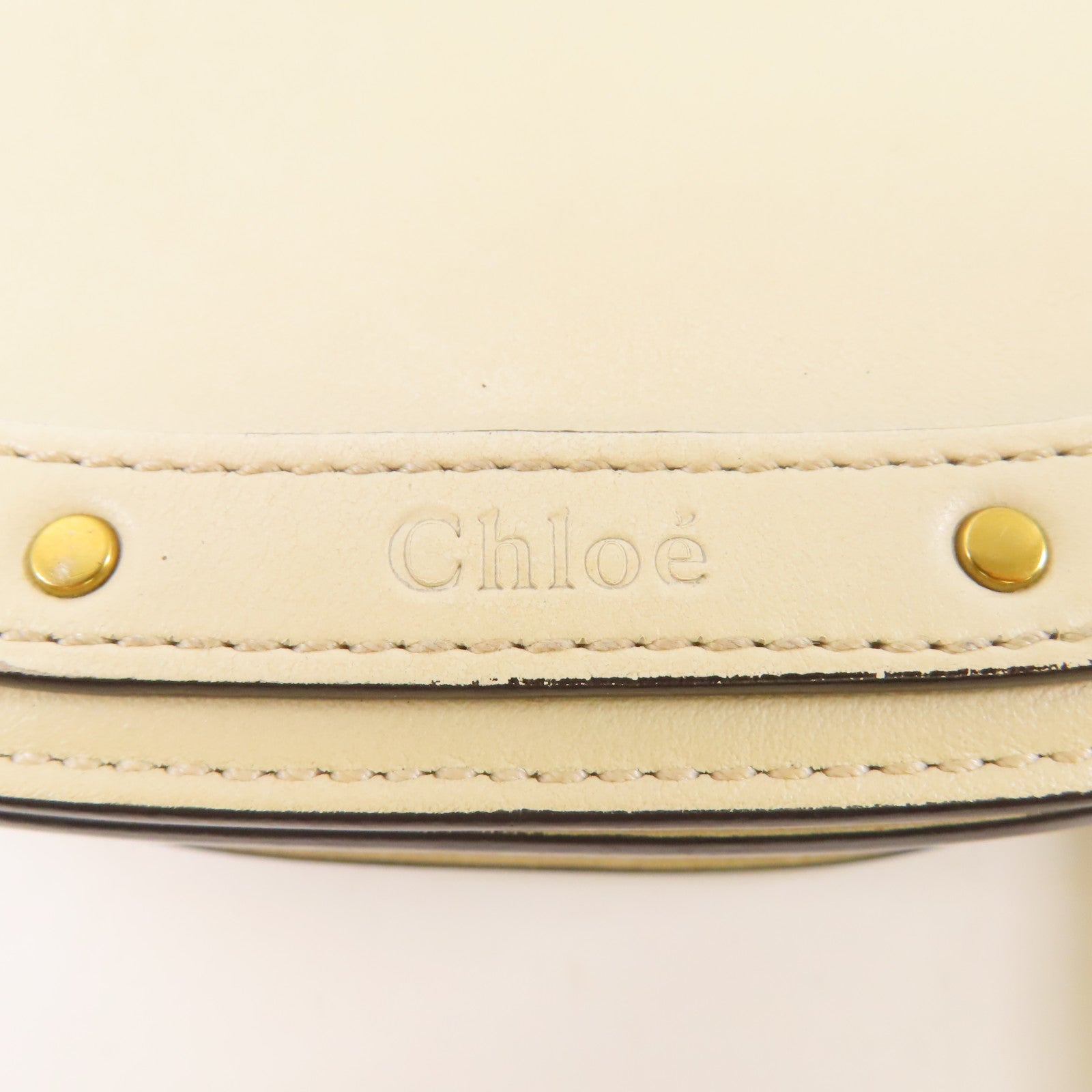 Chloe 牛皮皮革Nile金扣手挽肩背兩用袋