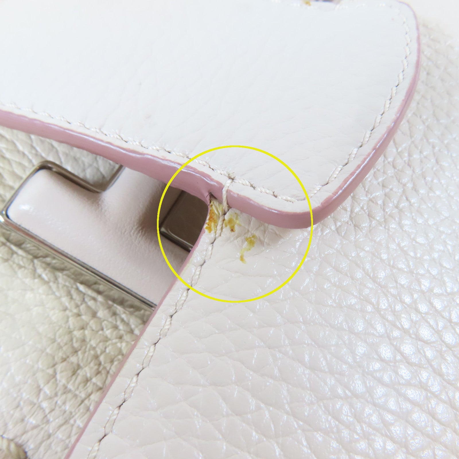TOD’S 牛皮皮革Backpack銀扣背包米色