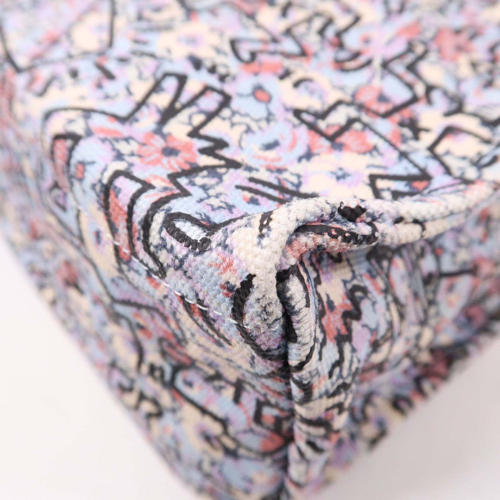 COACH Shoulder Bag 28651 Canvas Blue/Purple