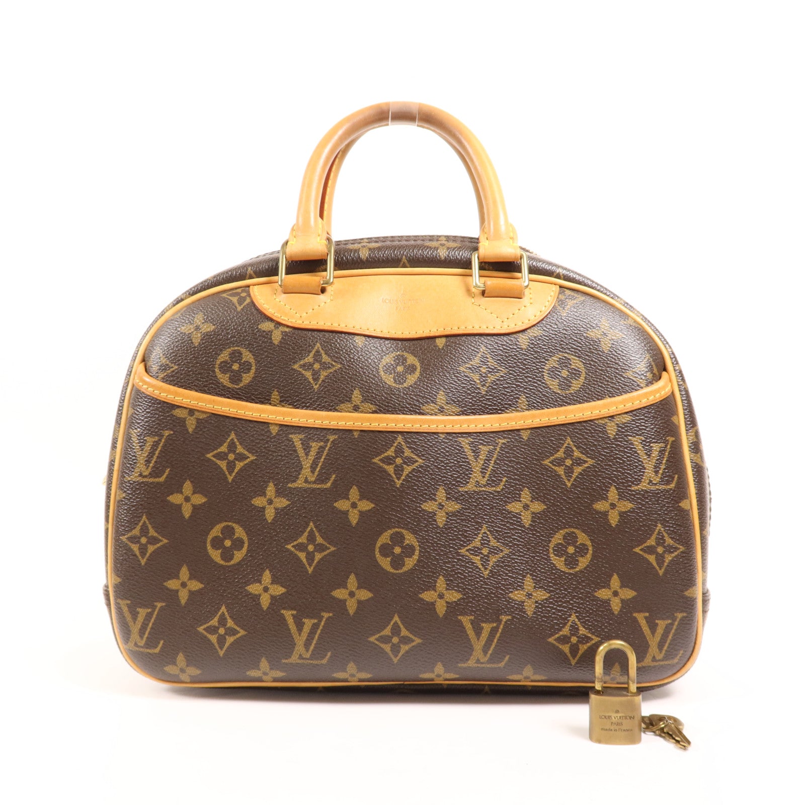 LOUIS VUITTON Monogram Trouville金扣手挽袋