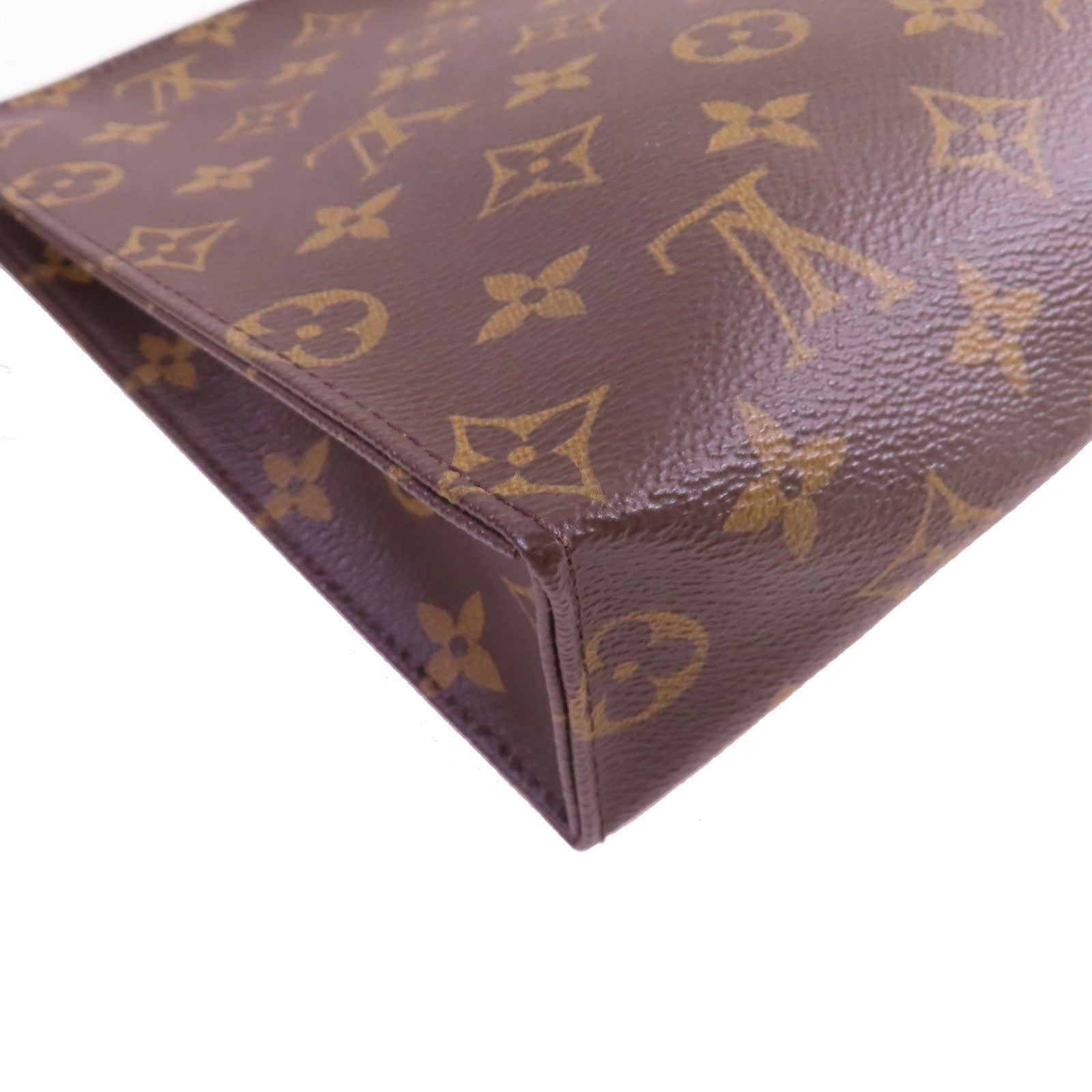 LOUIS VUITTON 【激減優惠】Monogram Toiletry Pouch 26金扣手拿包啡色
