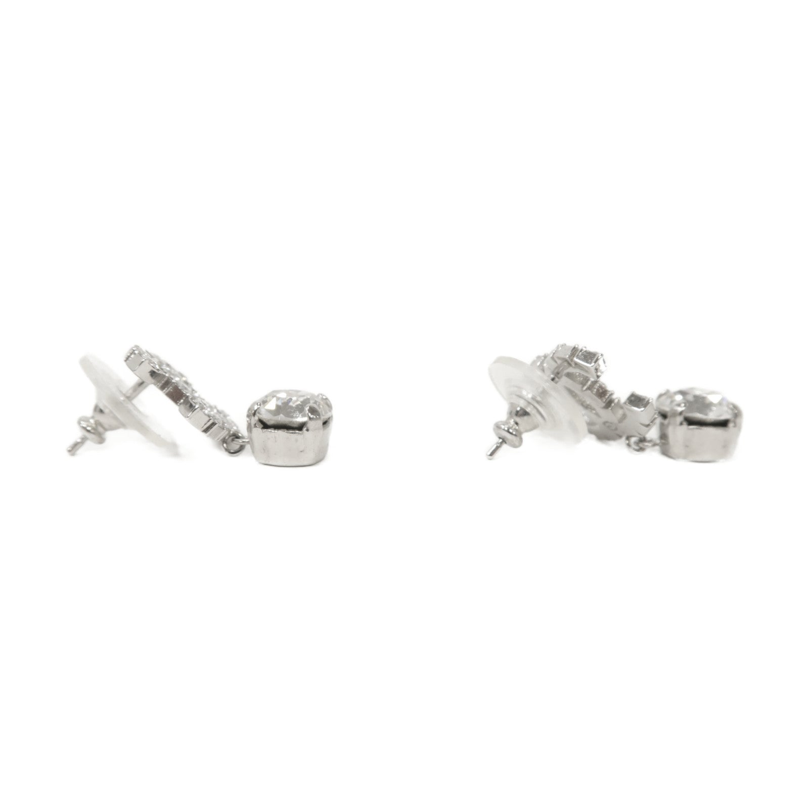 CHANEL 金屬Earrings耳環銀色