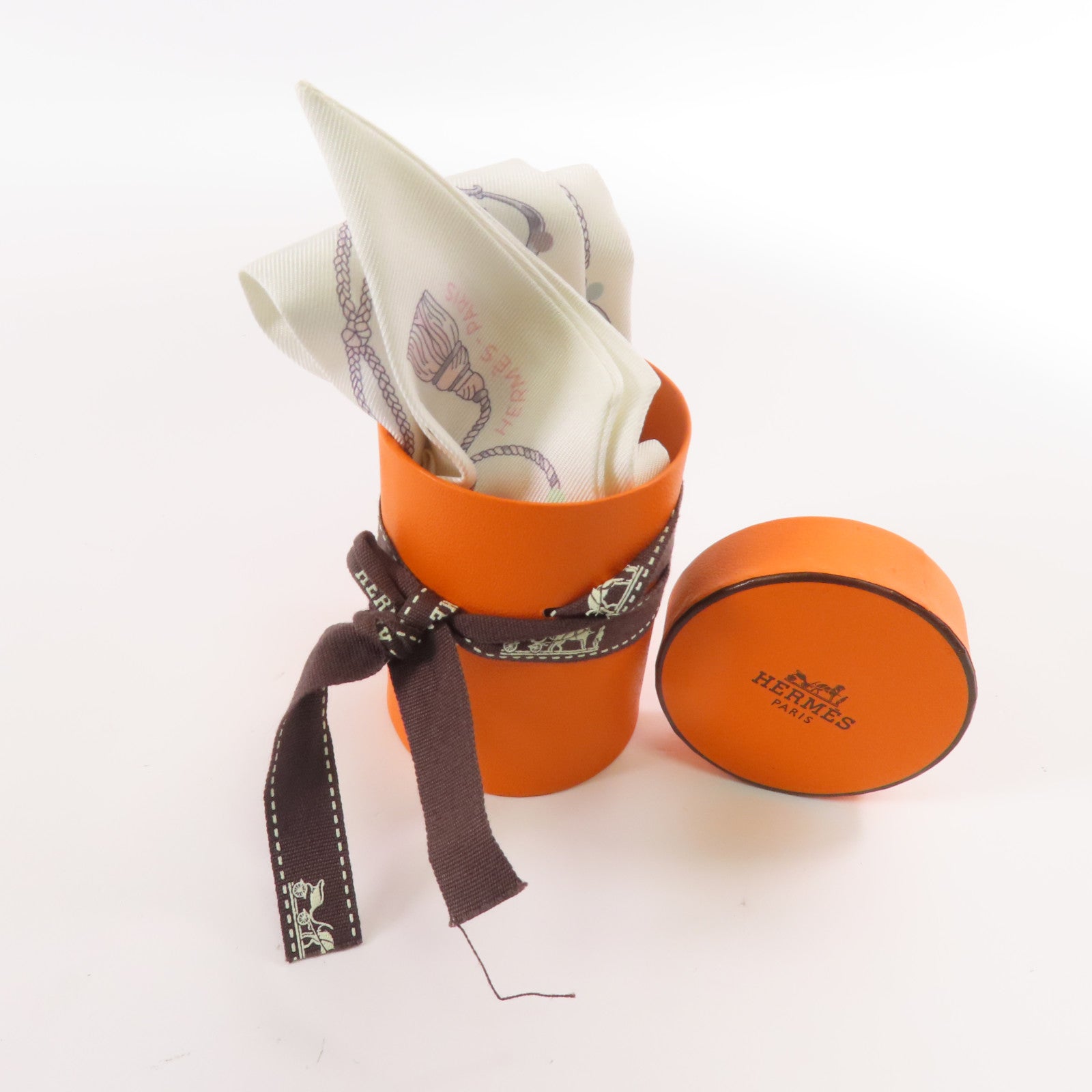 HERMES 絲質Twilly絲巾