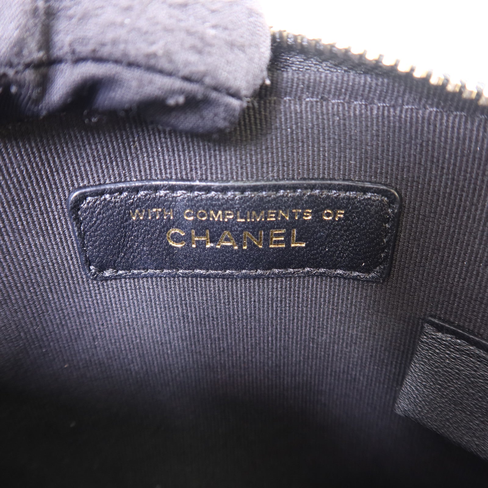CHANEL 斜紋軟呢Chain Shoulder Bag金扣鏈帶肩背袋