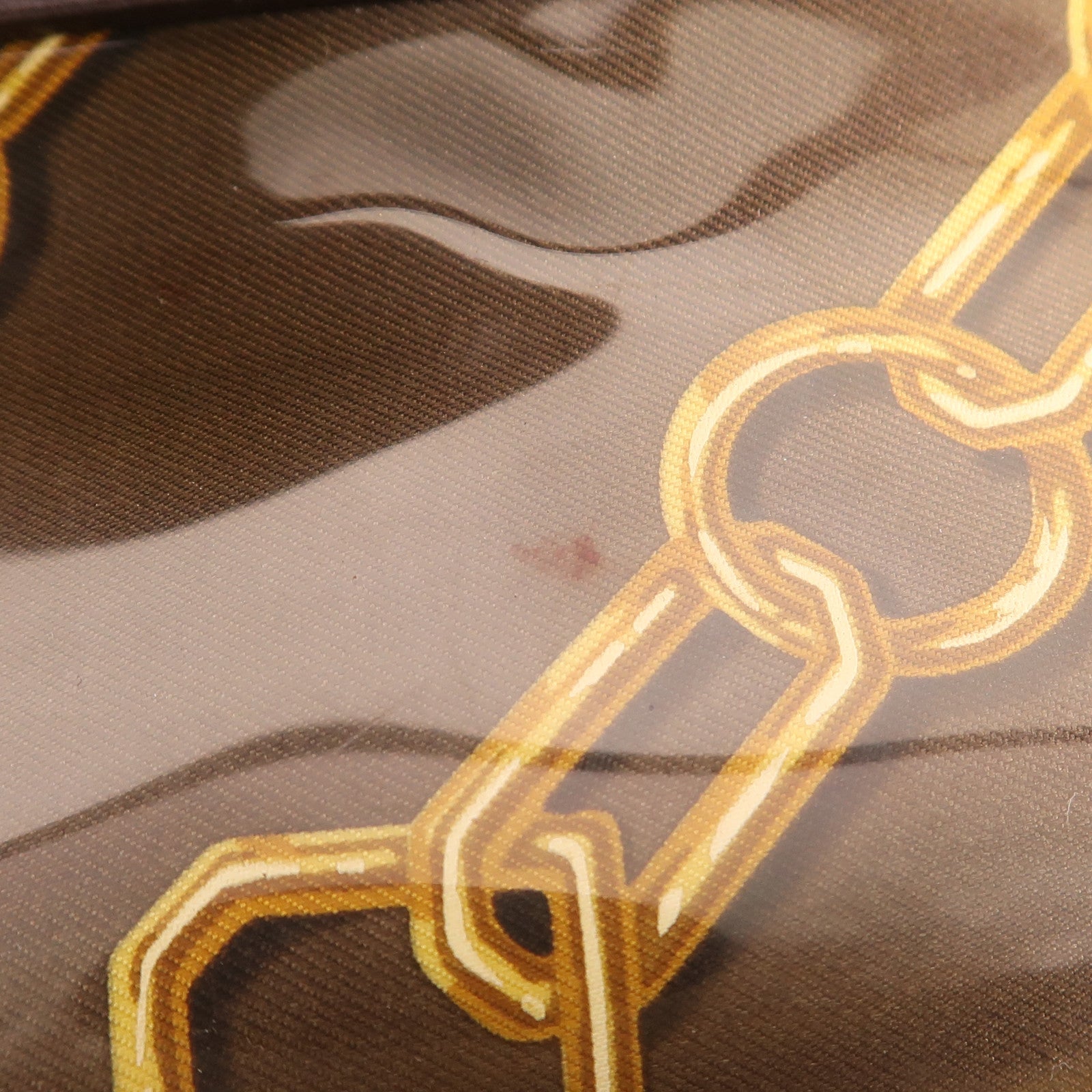 LOUIS VUITTON 牛皮皮革/PVC Cabas Charms Rare金扣肩背袋