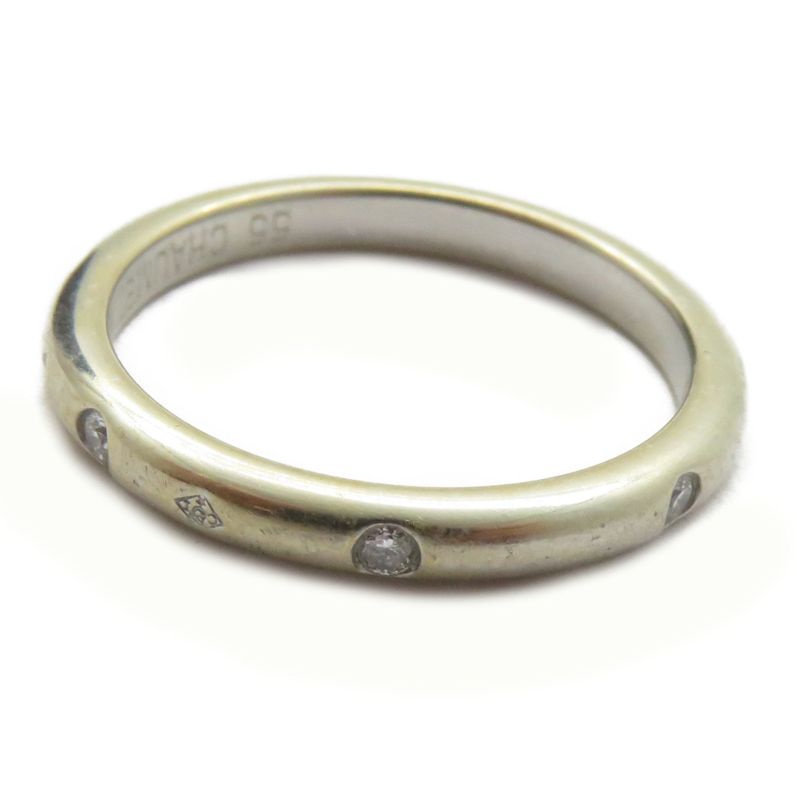Chaumet PT950鉑金Diamond Ring鑽石戒指Chaumet#55/US#7
