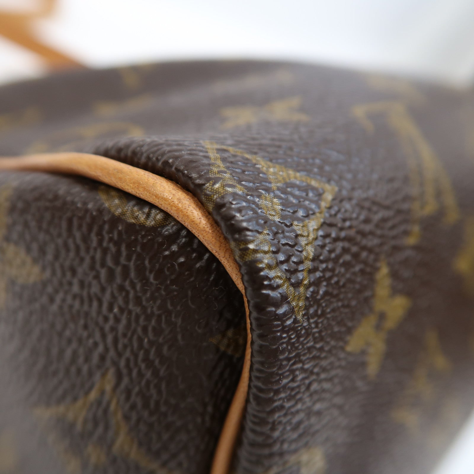 LOUIS VUITTON Monogram Speedy 25金扣手挽肩背兩用袋啡色