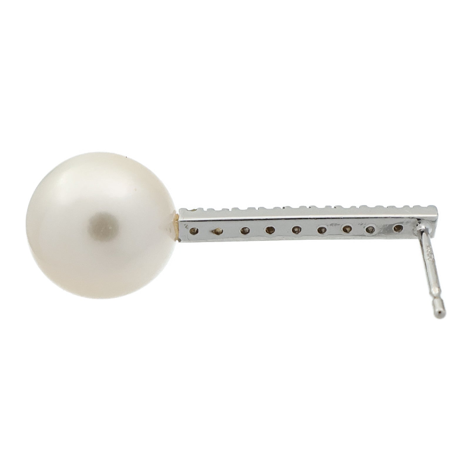 JEWELRY 18K白金Pearl Diamond Earrings珍珠/鑽石耳環