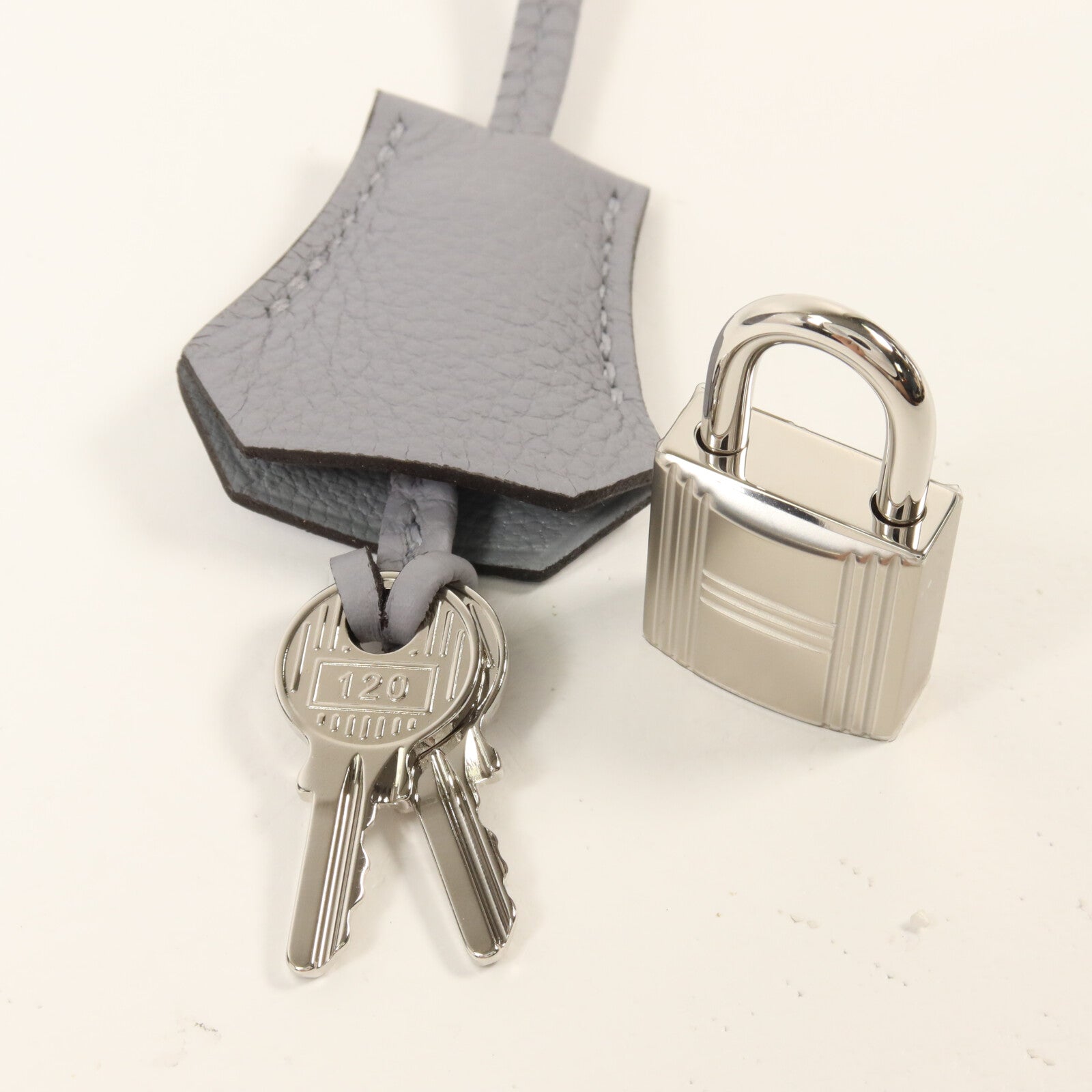 HERMES Togo皮革Birkin 25手挽袋Gris Pantin