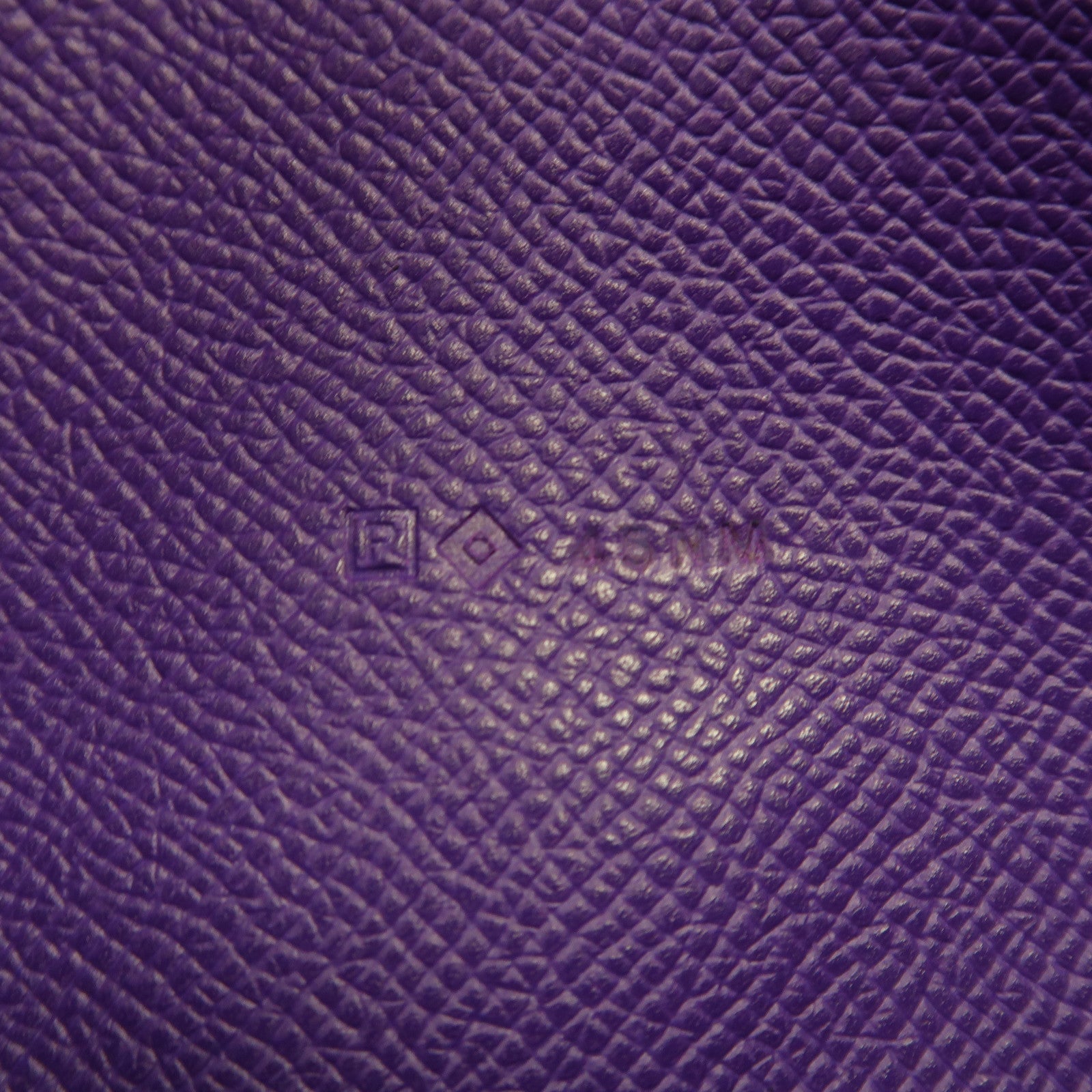 HERMES 【激減優惠】Epsom皮革Constance Long Wallet銀扣長錢包亮紫色