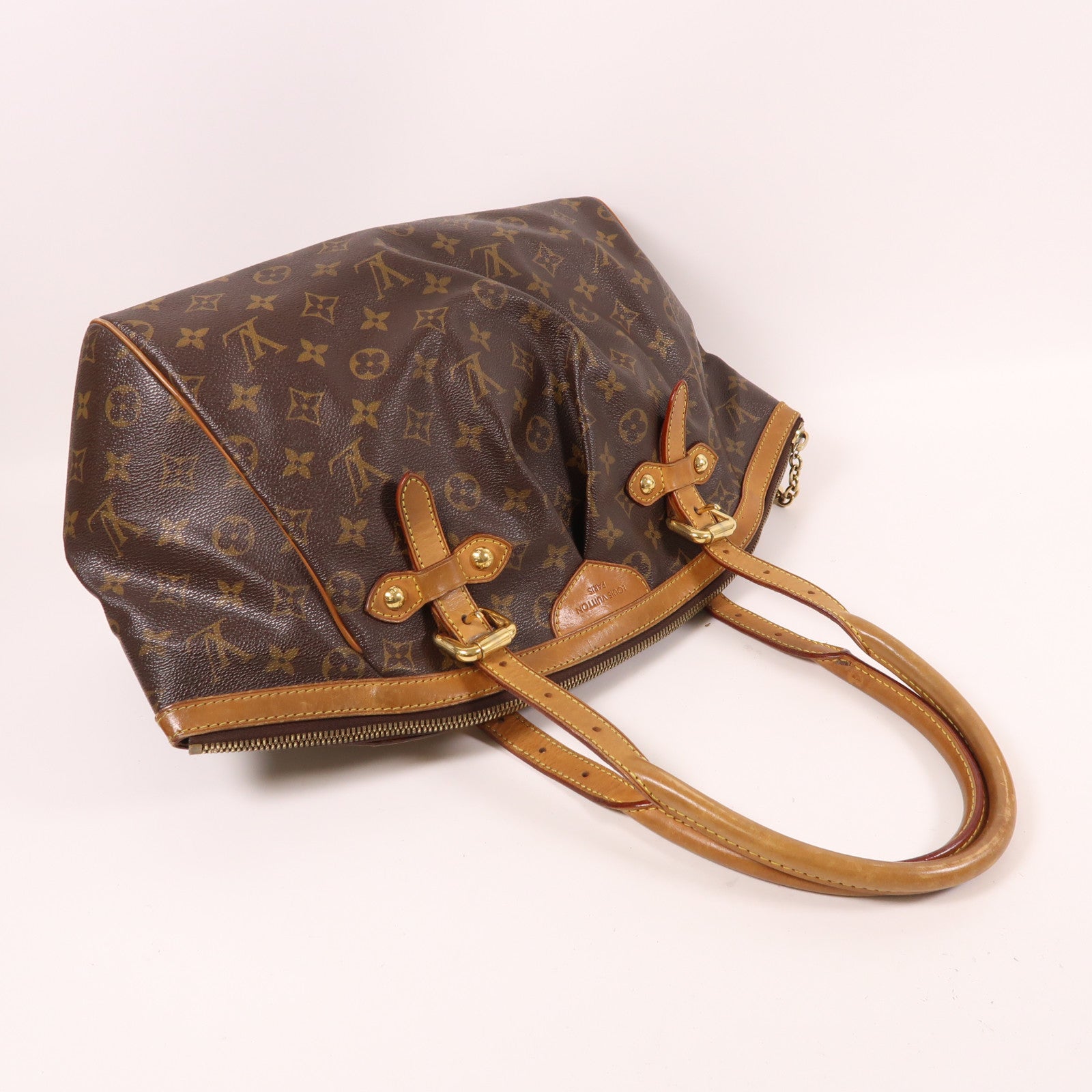 LOUIS VUITTON 【激減優惠】Monogram Tivoli GM金扣肩背袋