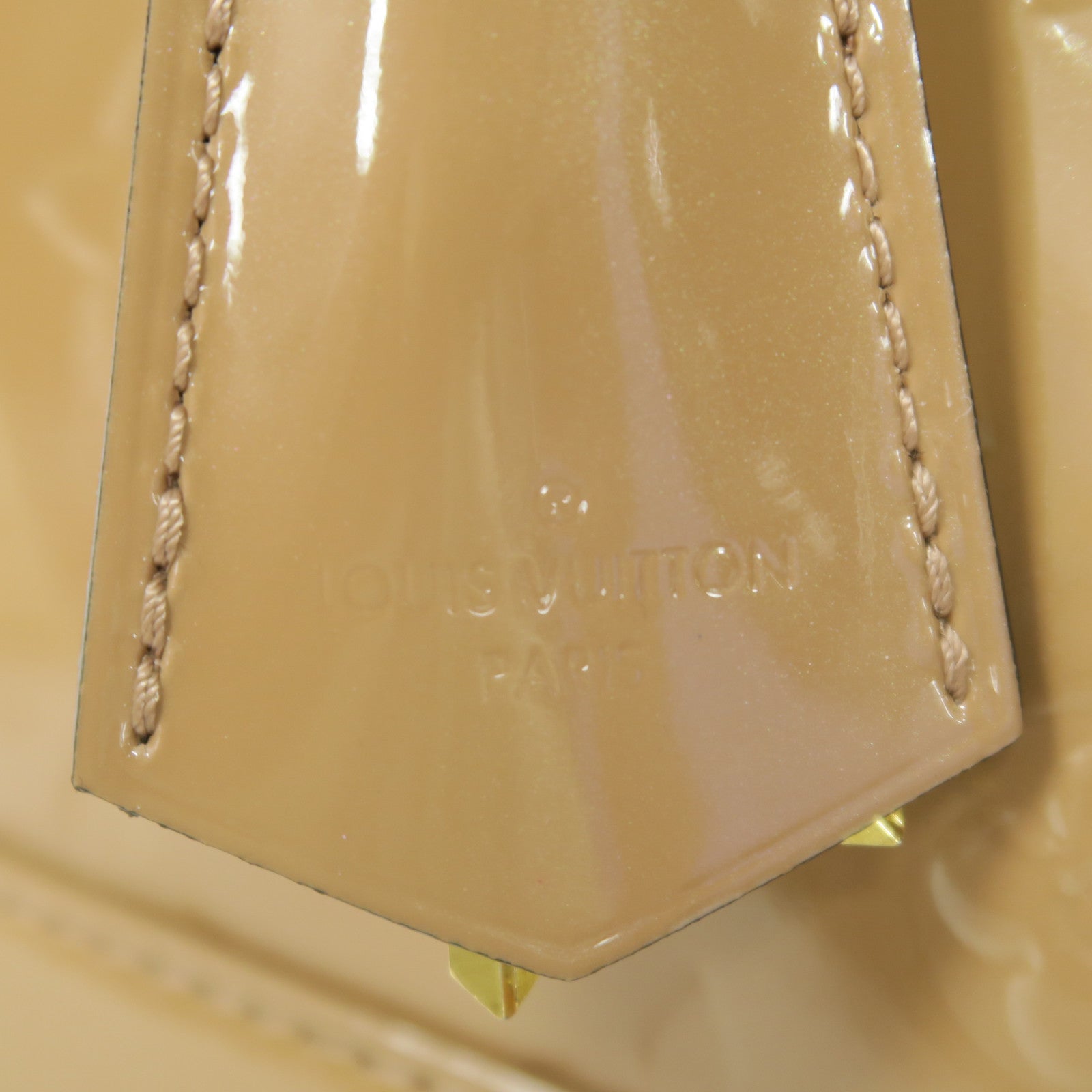 LOUIS VUITTON **【激減優惠】Vernis Alma PM金扣手挽袋啡色