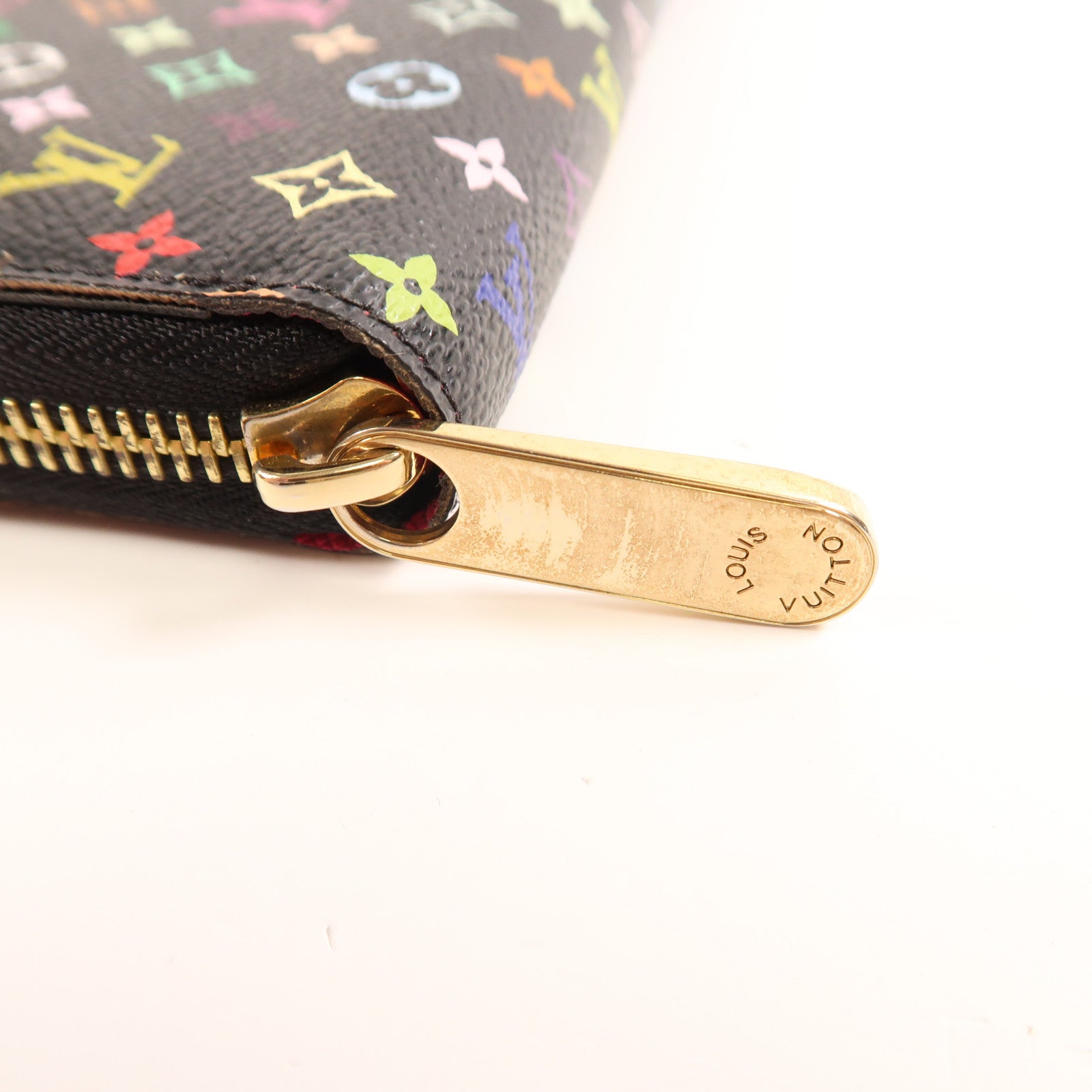 LOUIS VUITTON Monogram Multicolore Zipper Long Wallet金扣長錢包