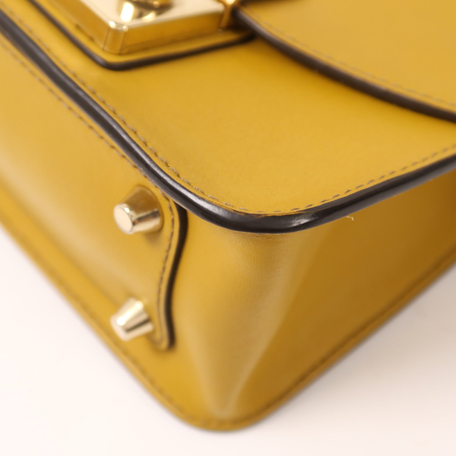 Furla 牛皮皮革Chain Shoulder鏈帶肩背袋