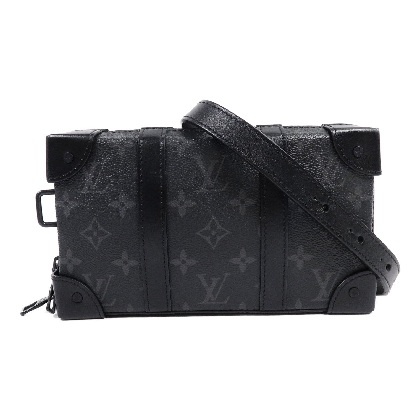 LOUIS VUITTON Monogram Eclipse Soft Trunk Wallet肩背袋