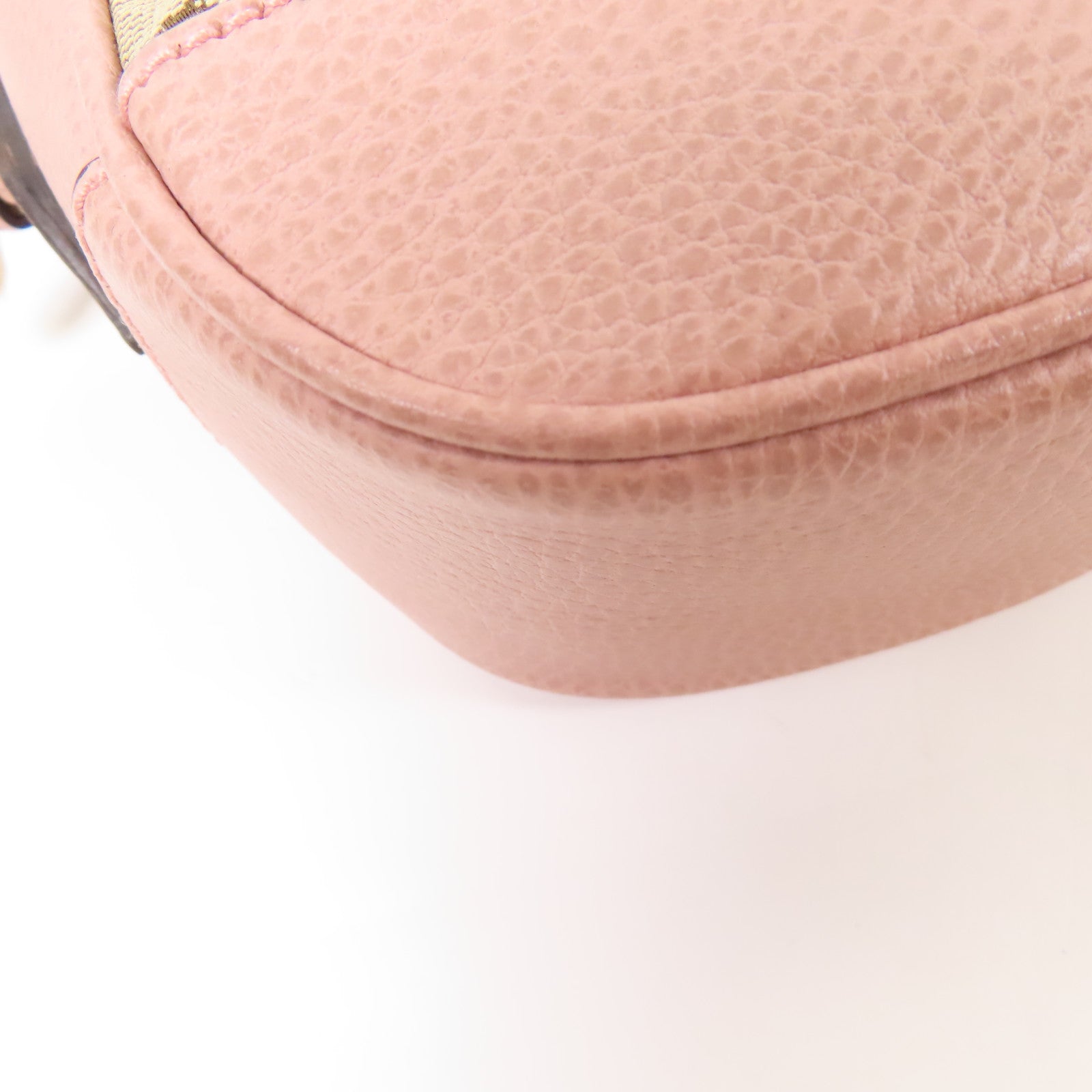 GUCCI GG Canvas Shoulder Bag金扣肩背袋