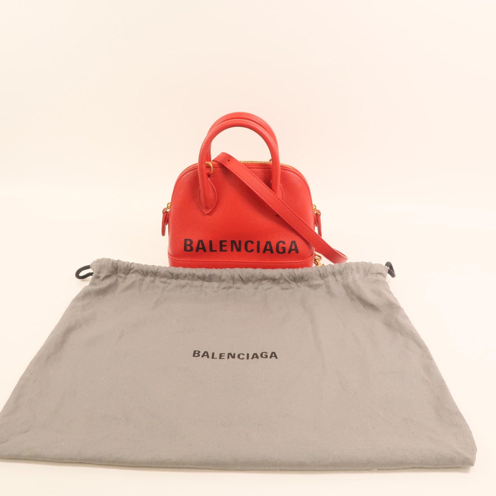 BALENCIAGA 牛皮皮革XXS Ville Top Handle Bag金扣手挽肩背兩用袋