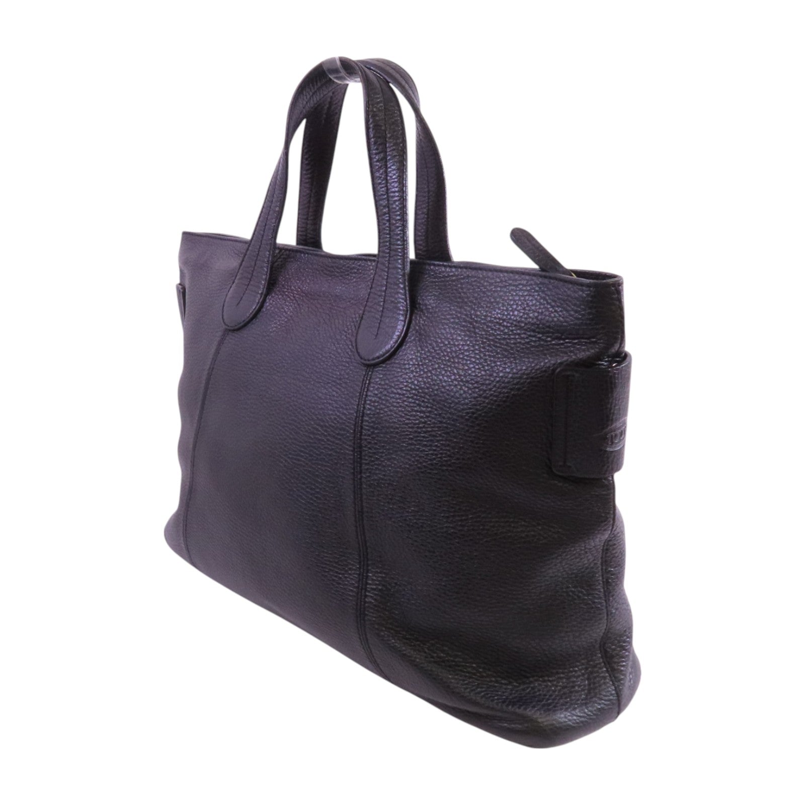 TOD'S SHW Handbag Tote Bag Calfskin Leather