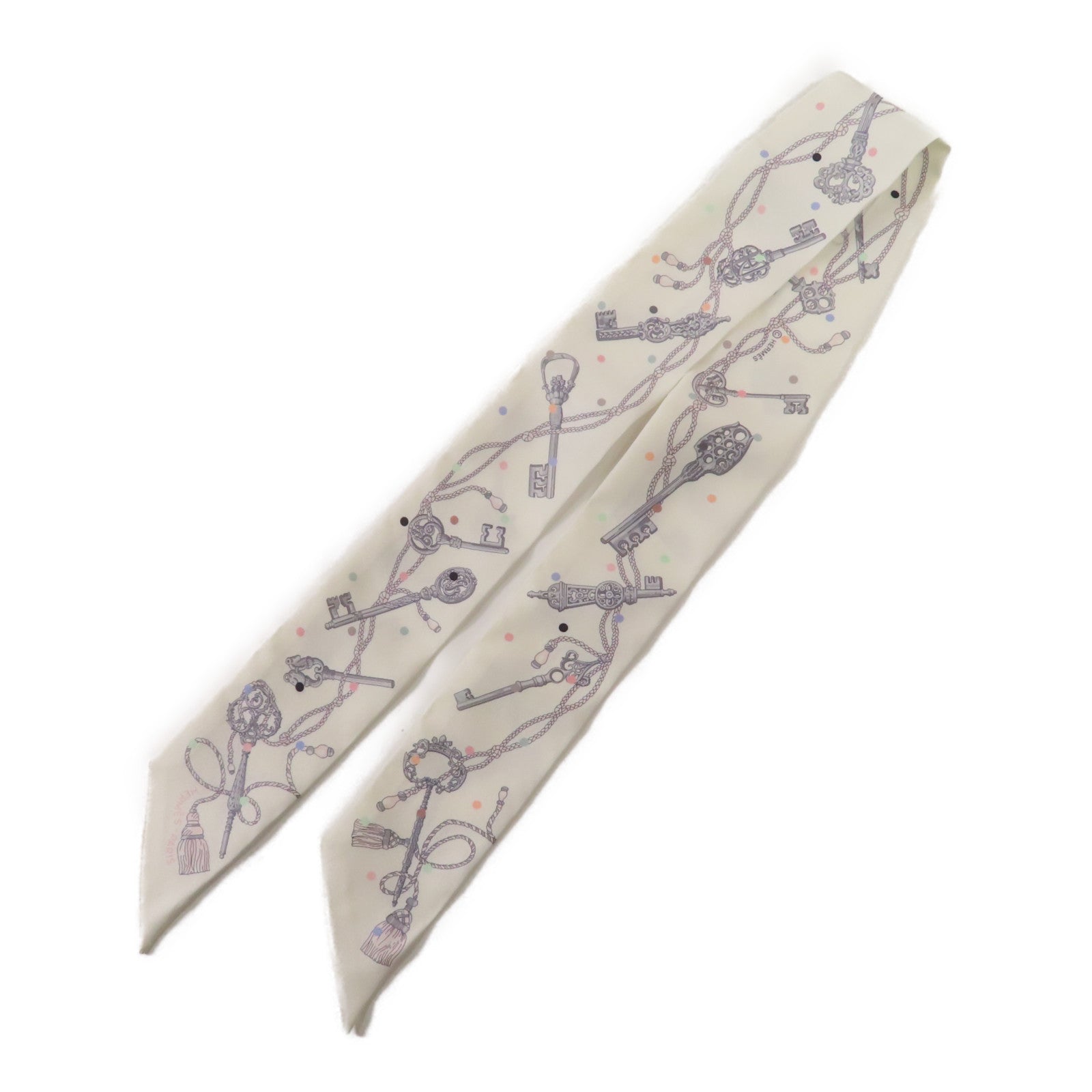 HERMES 絲質Twilly絲巾