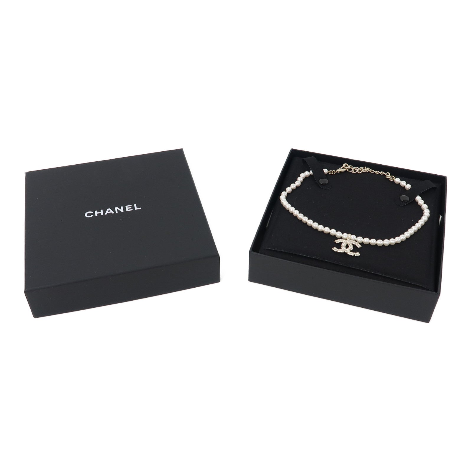 CHANEL PVC/金屬Necklace項鍊金色