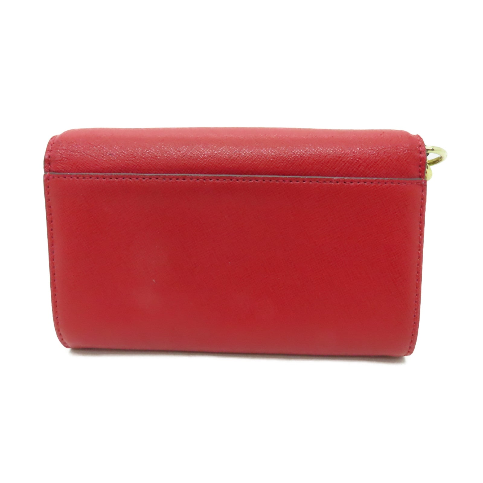 Michael Kors 【激減優惠】牛皮皮革Shoulder Bag金扣鏈帶肩背袋紅色