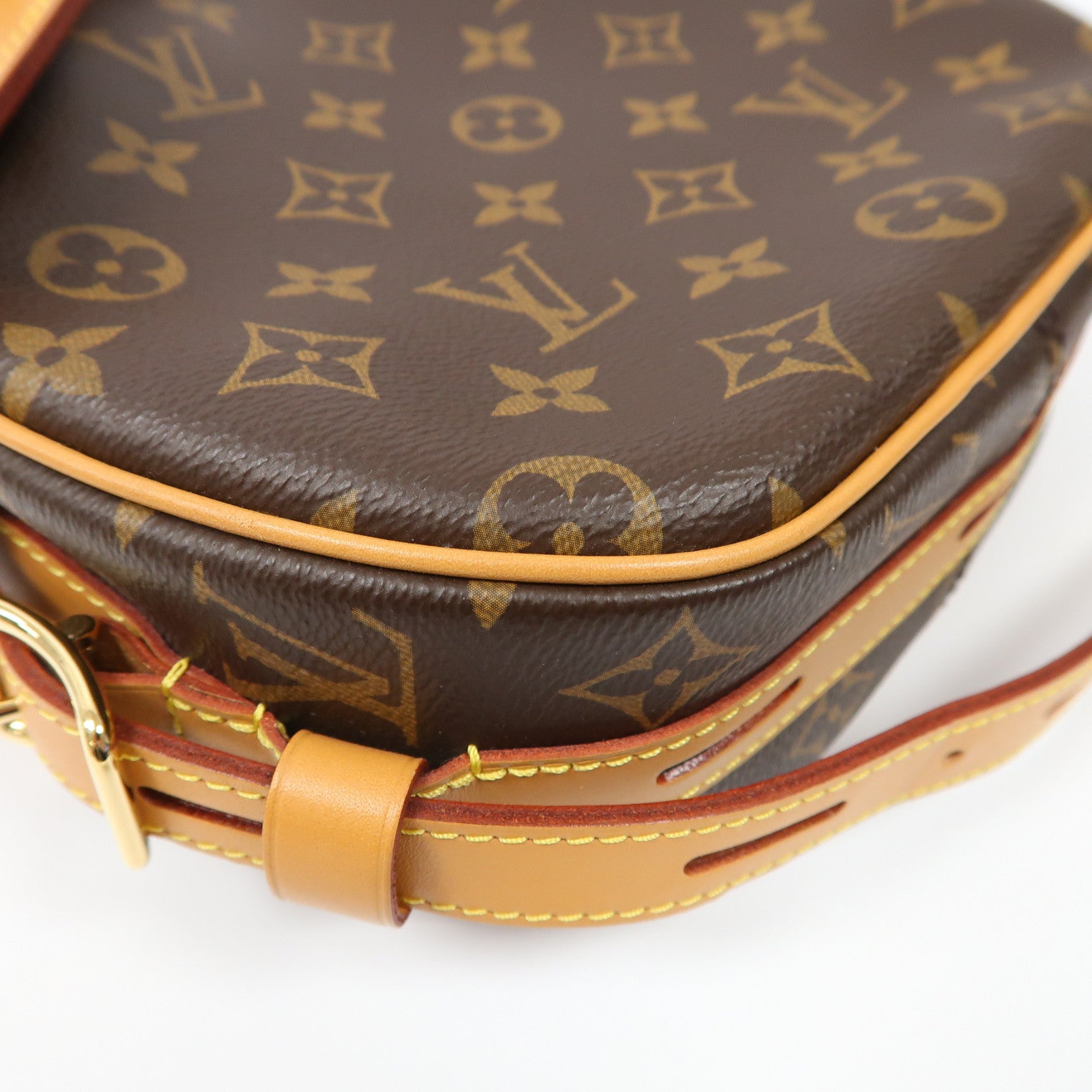 LOUIS VUITTON Monogram Boite Chapeau Souple MM金扣肩背袋啡色