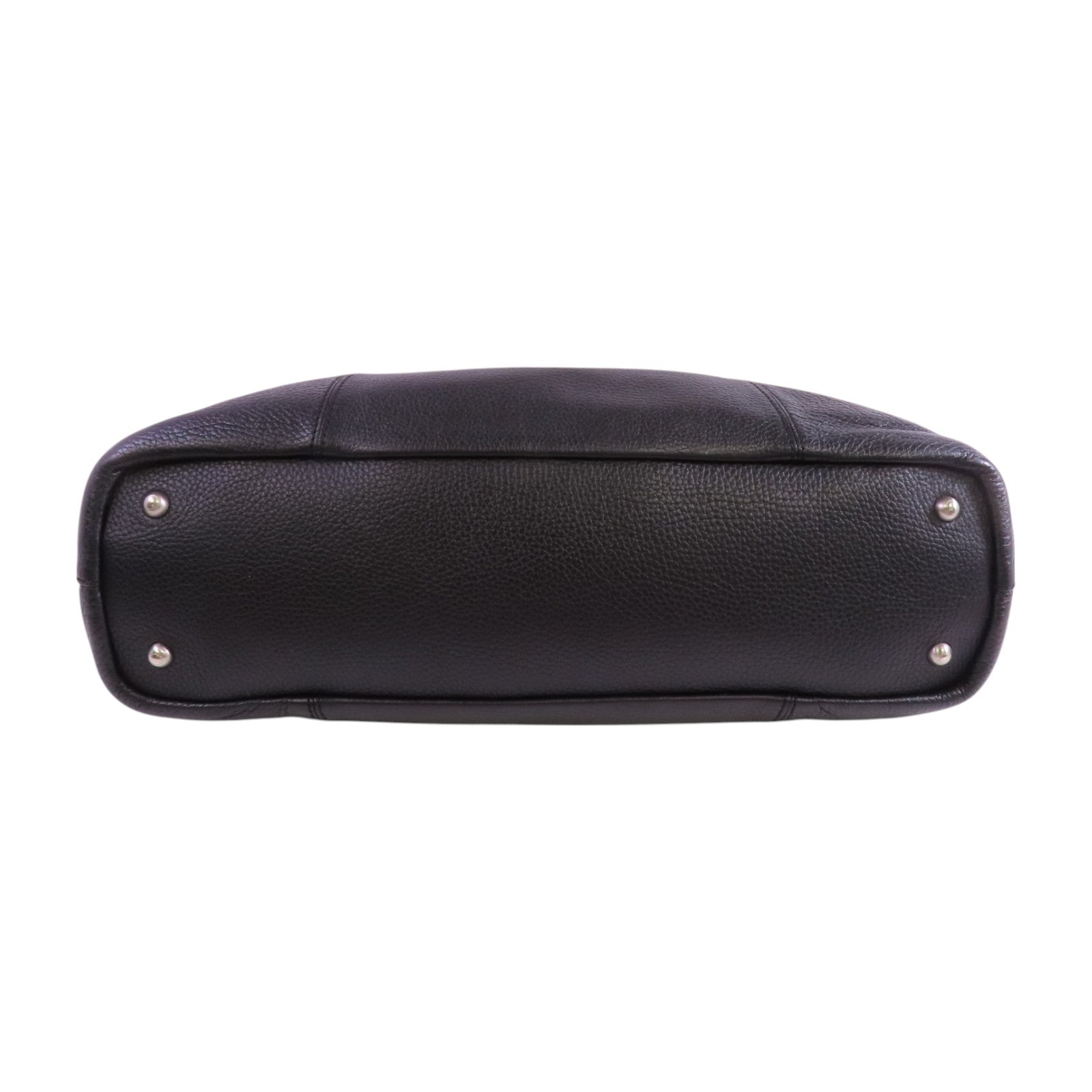 TOD'S 牛皮皮革Hand Bag銀扣手挽袋